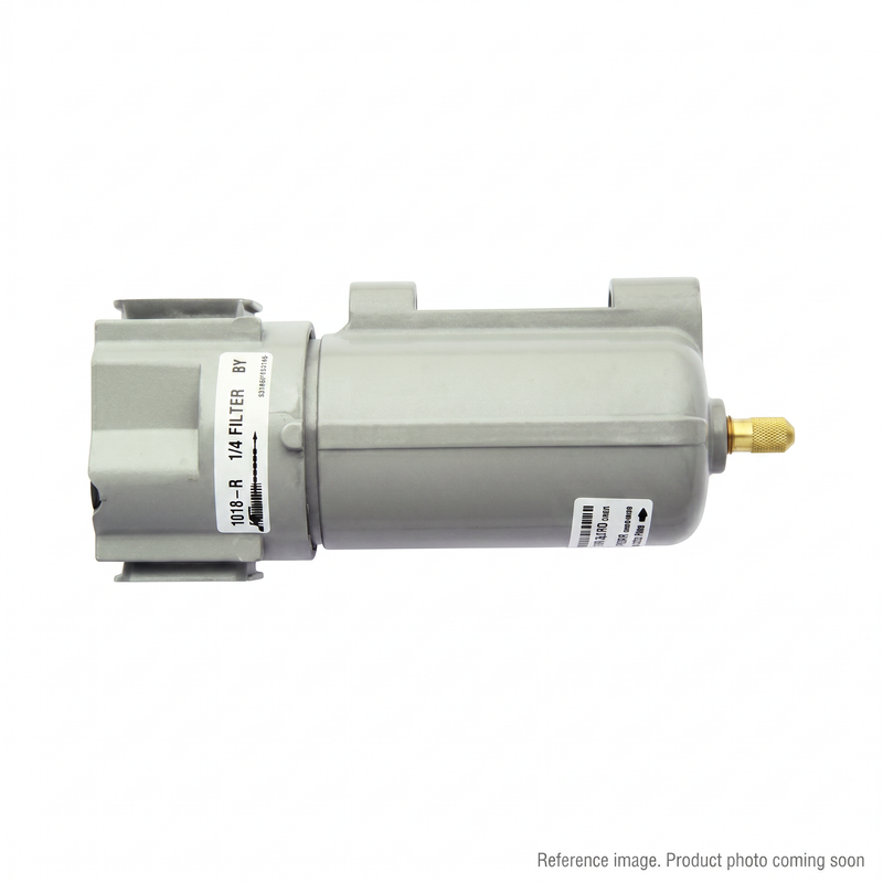 Milton 1018H8NIL 1/4 inch NPT metal filter bowl compressed air 250 PSI automatic drain