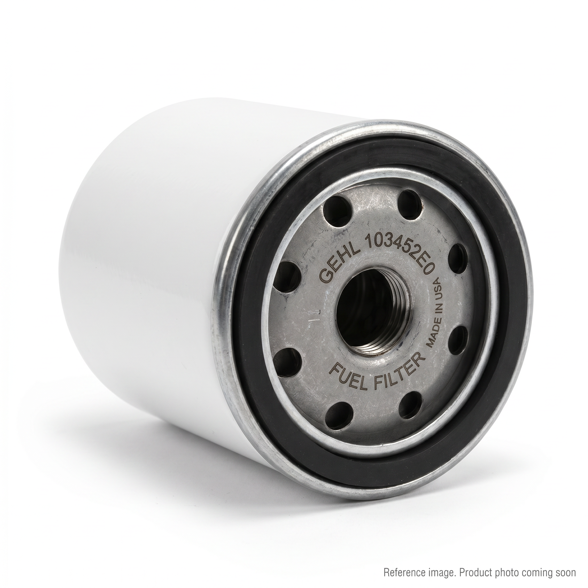 GEHL 103452E0 Fuel Filter three-quarter angle product photo | stocked in BC, ships Canada-wide