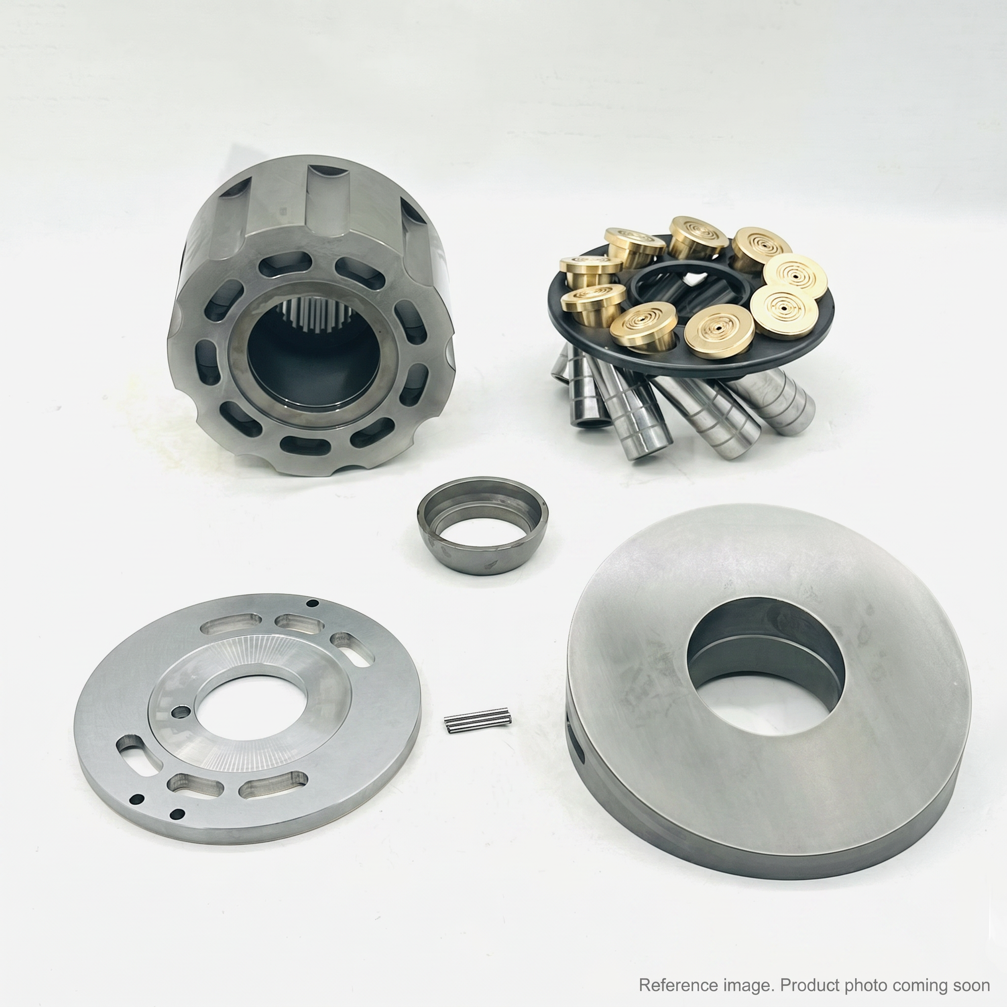 Hyundai 112910A Travel Motor Timing Plate three-quarter angle product photo | stocked in BC, ships Canada-wide