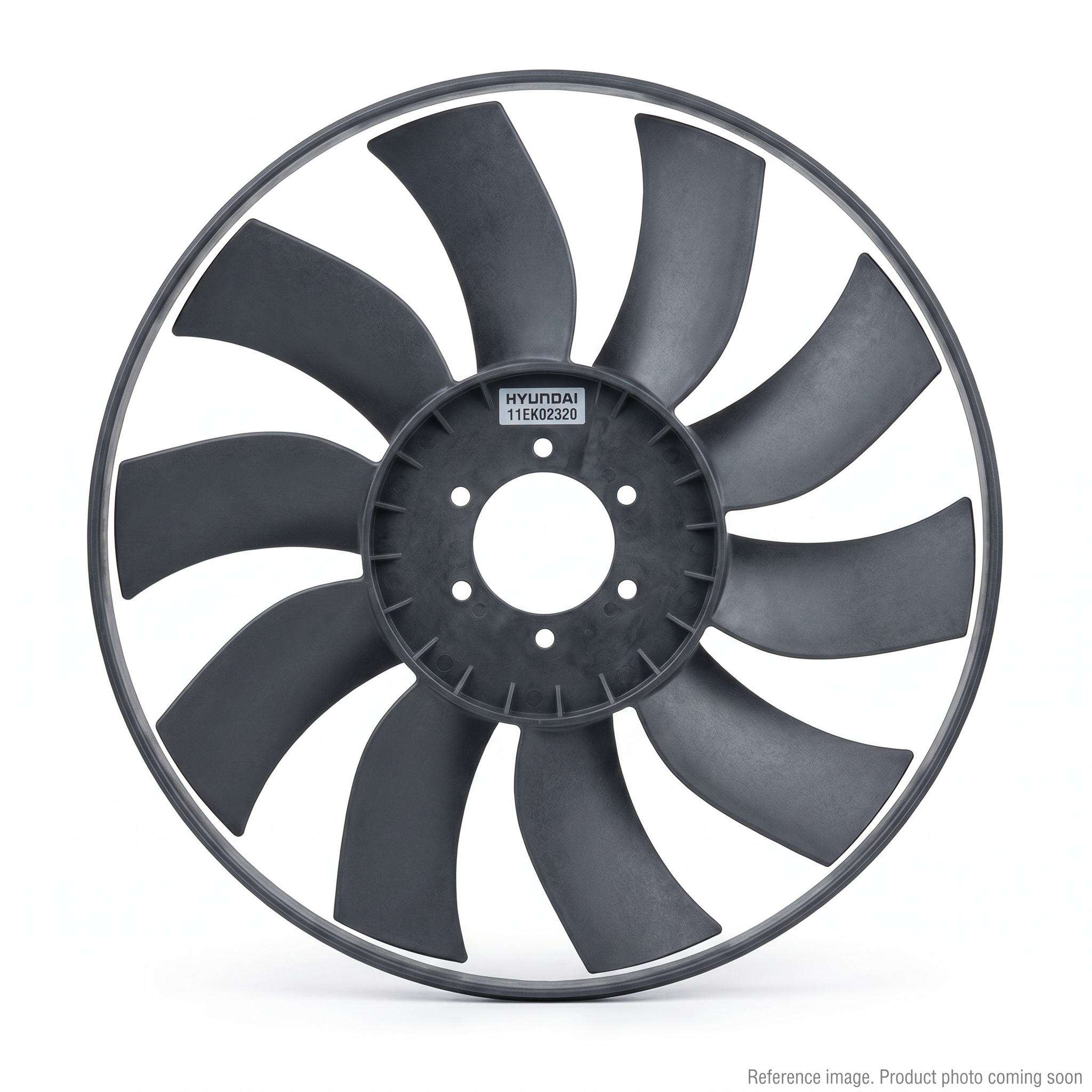 Hyundai 11EK02320 Engine Cooling Fan alternate angle product photo | stocked in BC, ships Canada-wide