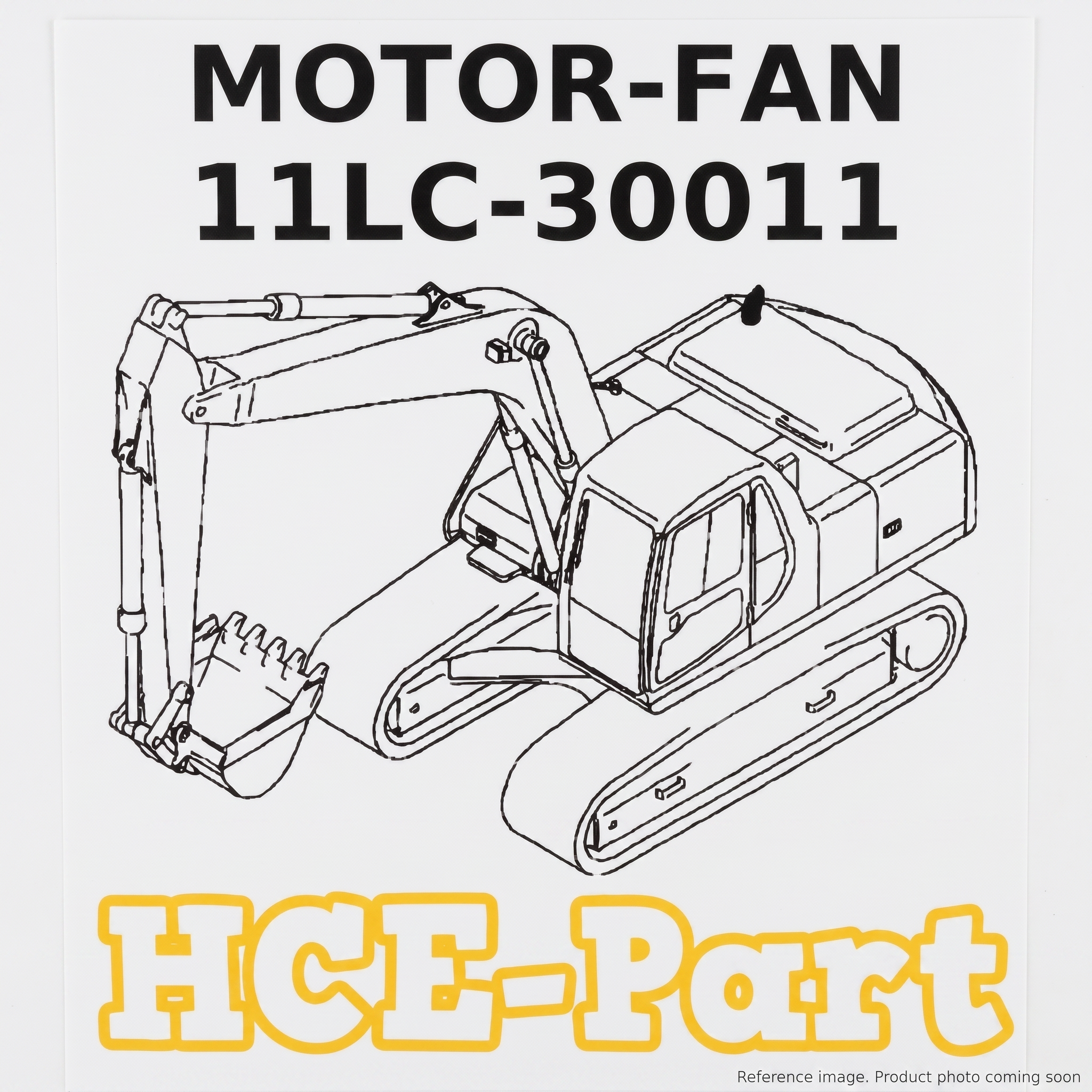 Hyundai 11LC30011 Fan Motor alternate angle product photo | stocked in BC, ships Canada-wide