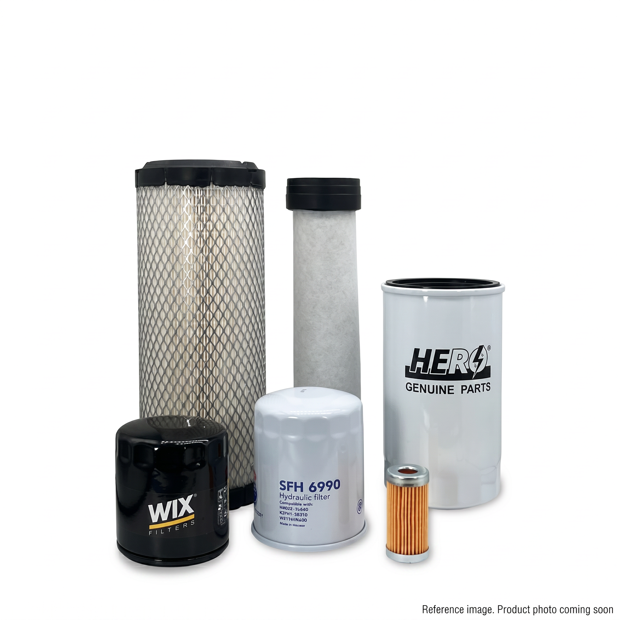New Holland Construction 11MH90330 Filters three-quarter angle product photo | stocked in BC, ships Canada-wide