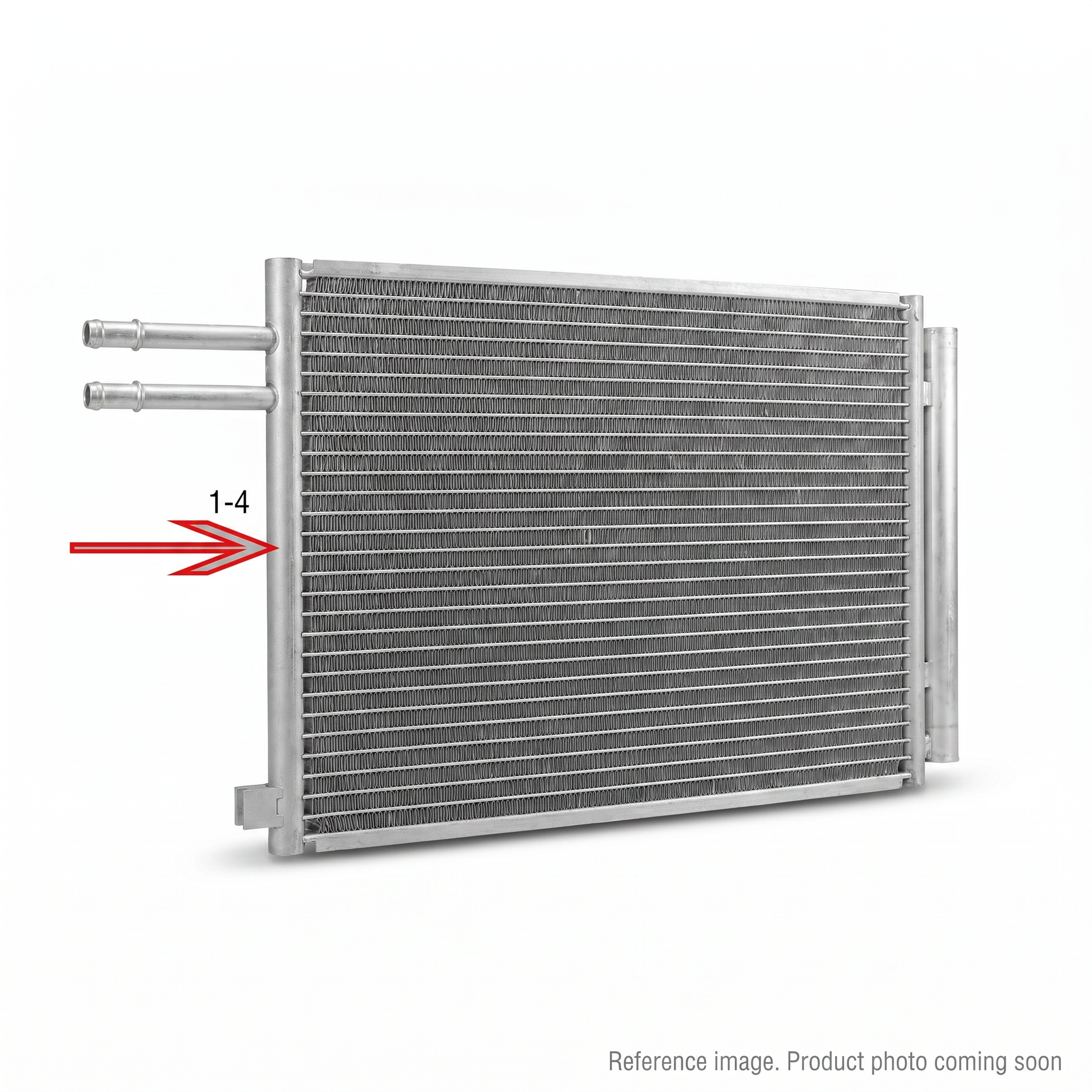 Hyundai HCE 11NB90110 Air Conditioning Condensers three-quarter angle product photo | stocked in BC, ships Canada-wide