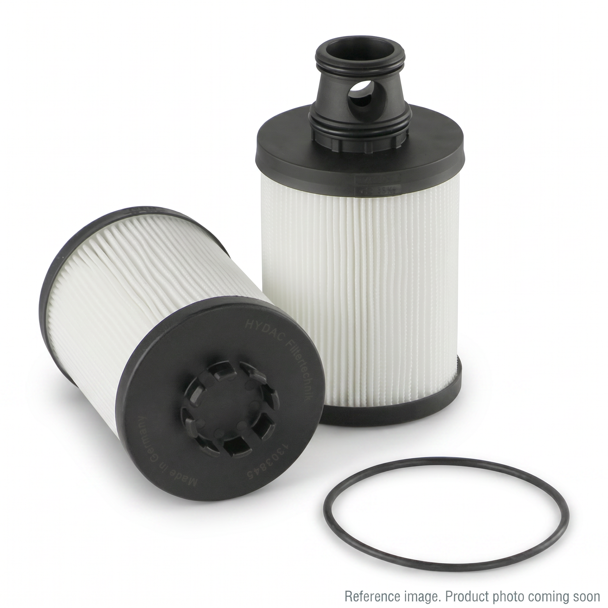 HYDAC 1303845 On-Board Diesel Fuel Filter Element three-quarter angle product photo | stocked in BC, ships Canada-wide