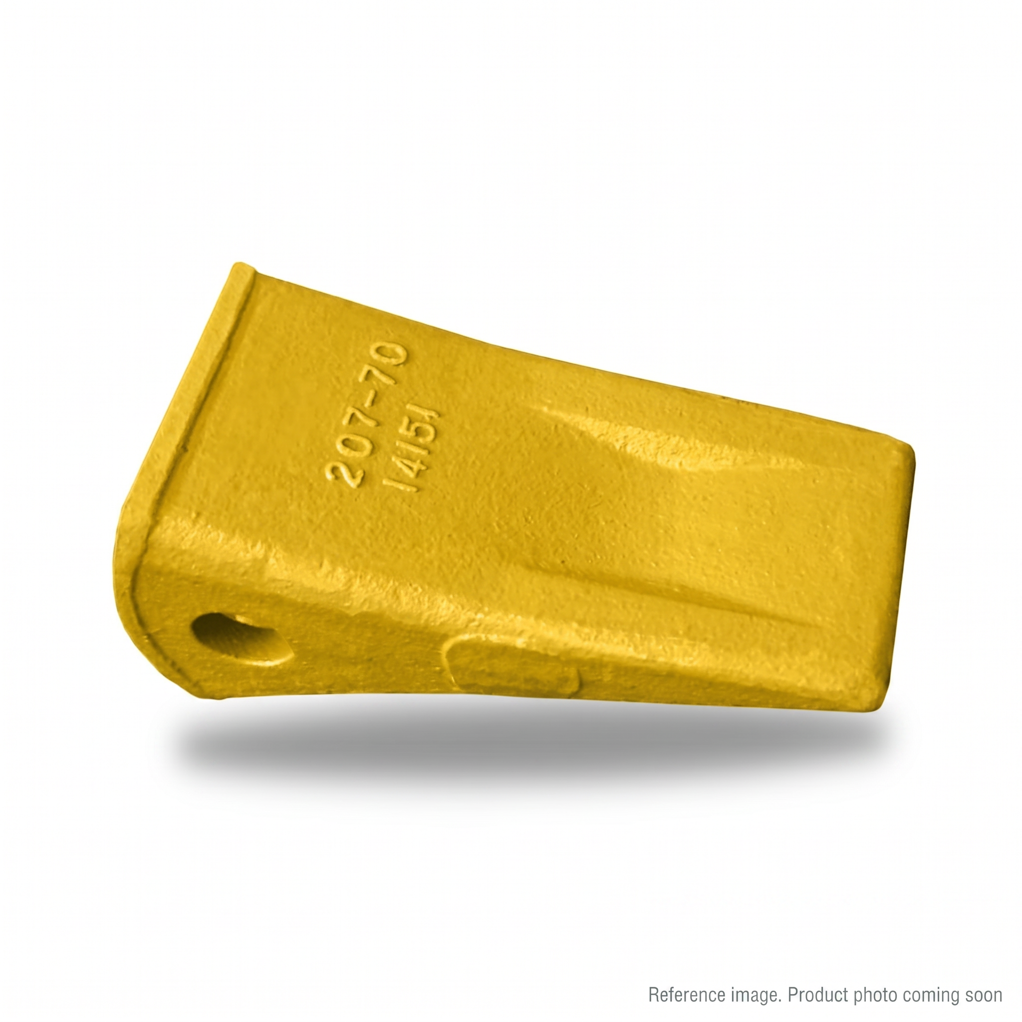 Komatsu 14151 Tooth Adapter three-quarter angle product photo | stocked in BC, ships Canada-wide