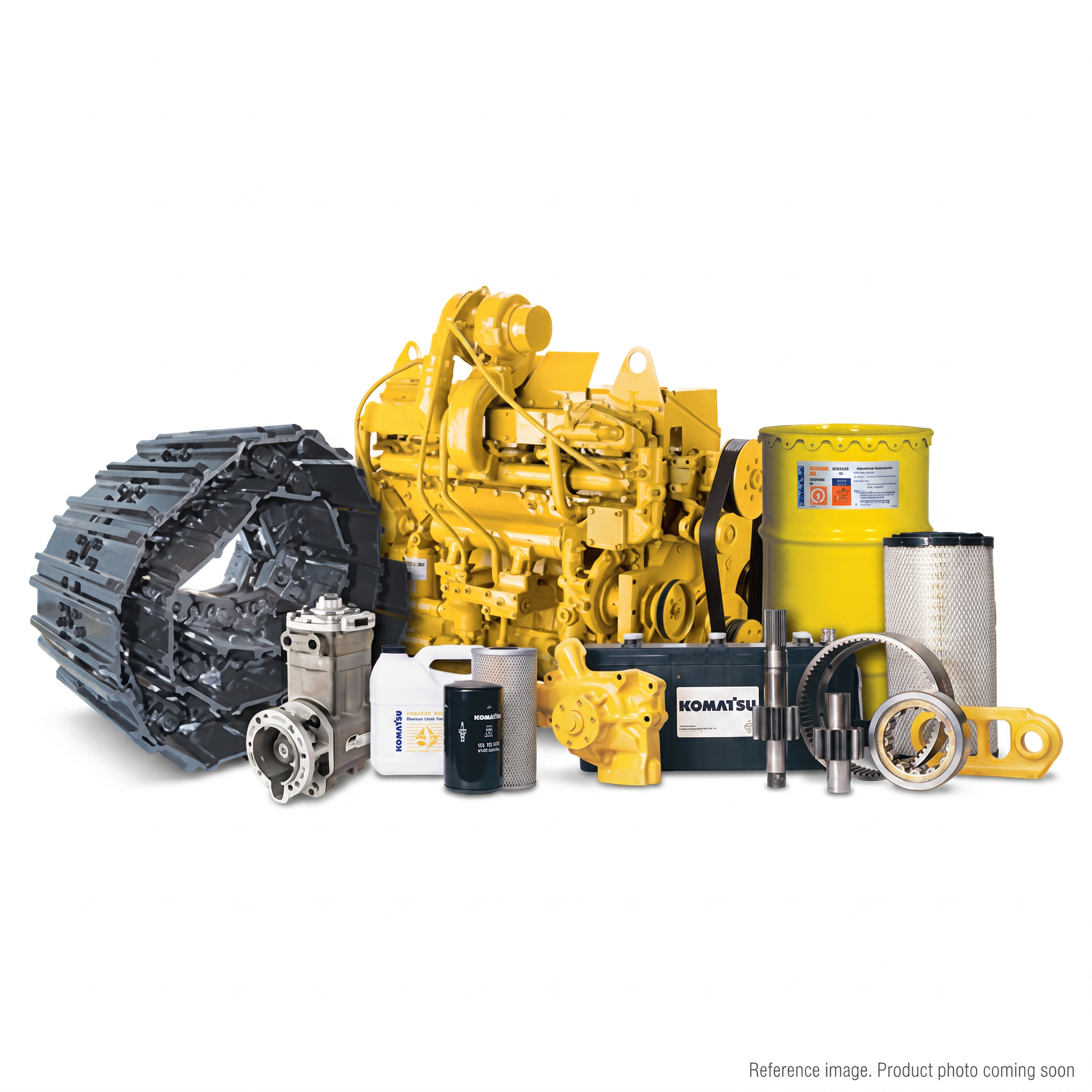 Hyundai 14L1-02180 Heavy Equipment Parts three-quarter angle product photo | stocked in BC, ships Canada-wide