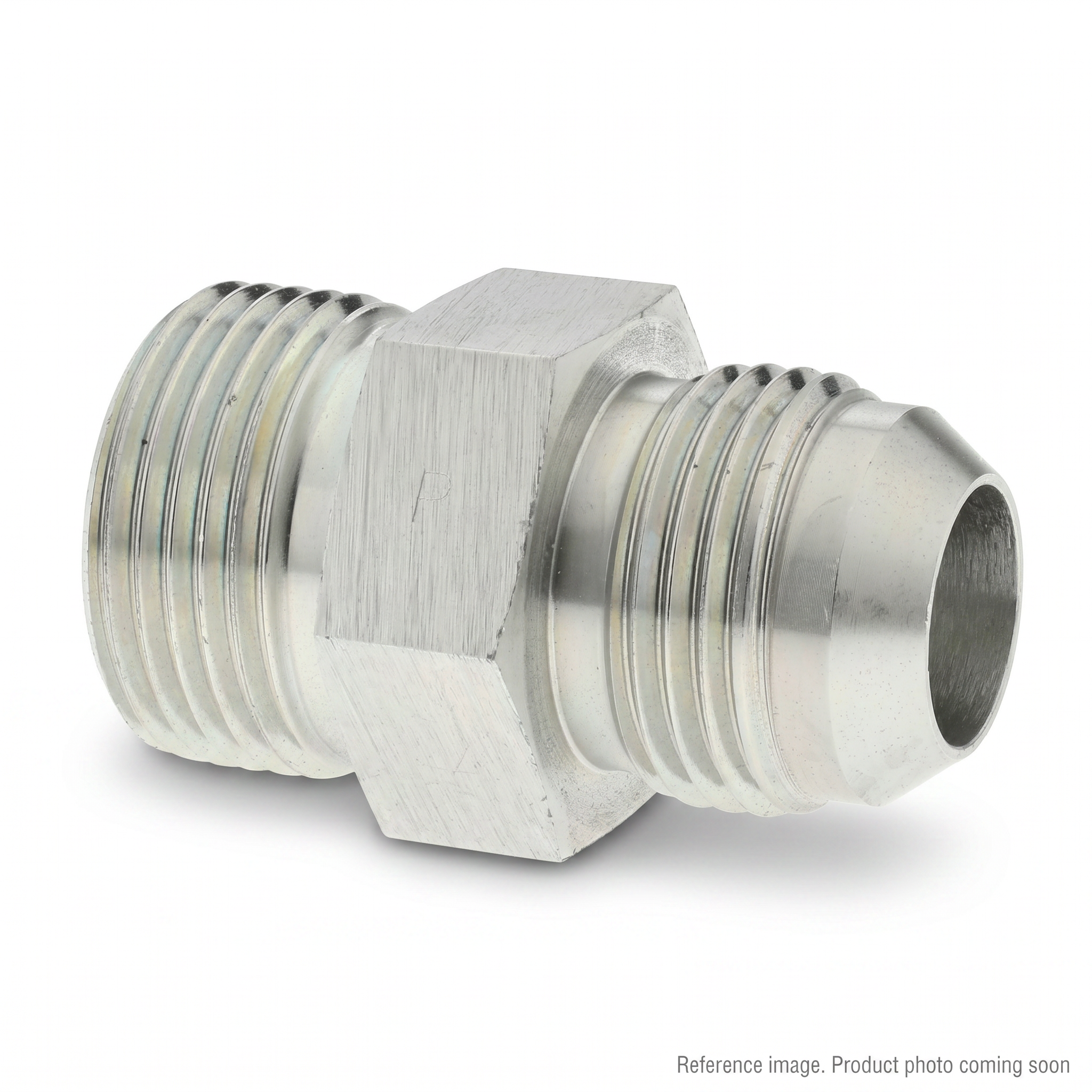 Parker 15612-12-12RW Hydraulic Hose Fittings three-quarter angle product photo | stocked in BC, ships Canada-wide