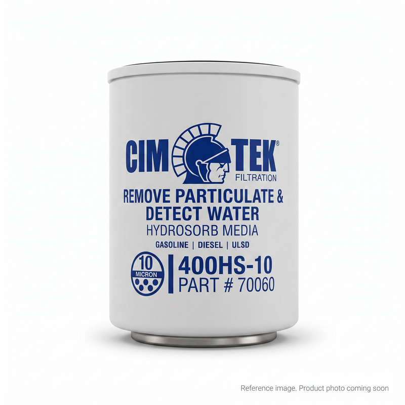 Cim-Tek 70060 400HS-10 spin-on fuel filter with water detection for commercial dispensing