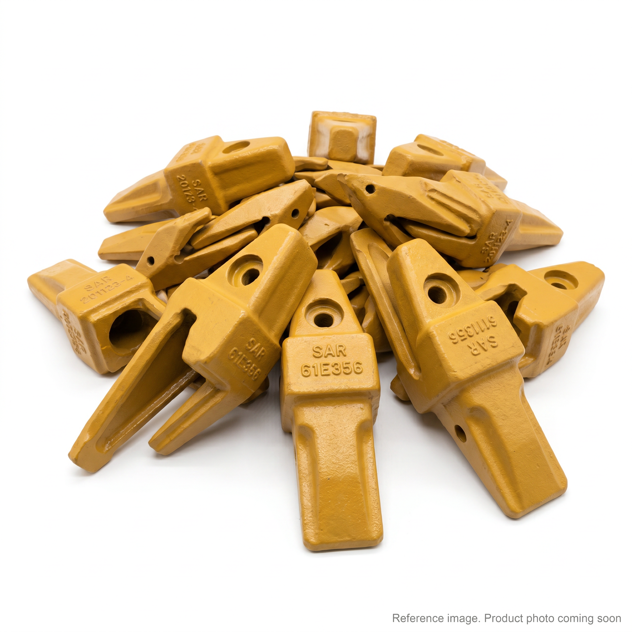 Hyundai 18S Bucket Tooth Adapters alternate angle product photo | stocked in BC, ships Canada-wide
