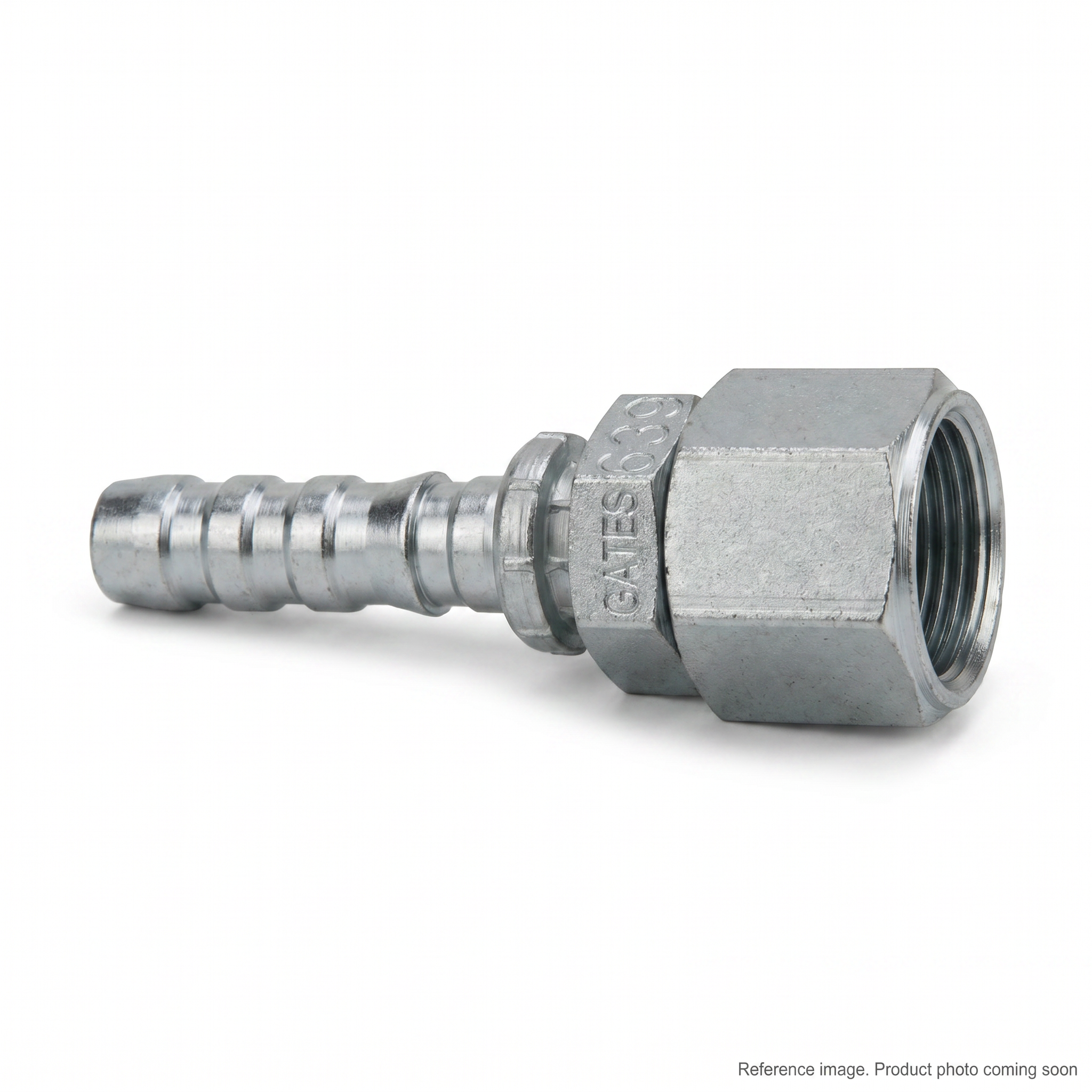 Gates 201701212 Hose Fitting three-quarter angle product photo | stocked in BC, ships Canada-wide