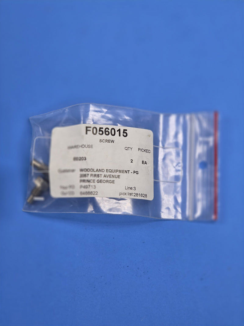 Waratah F056015 screws in their picked bag at AIM Rentals Prince George