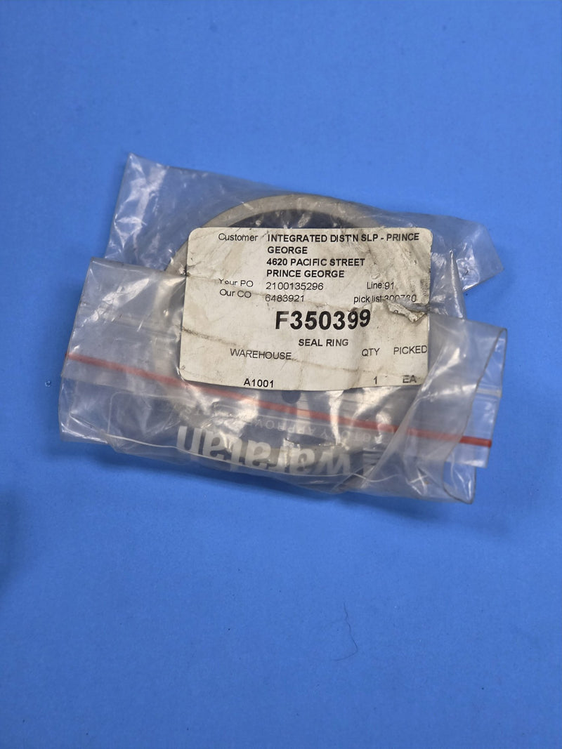 Genuine Waratah F350399 seal ring in a Waratah branded bag at AIM Rentals Prince George