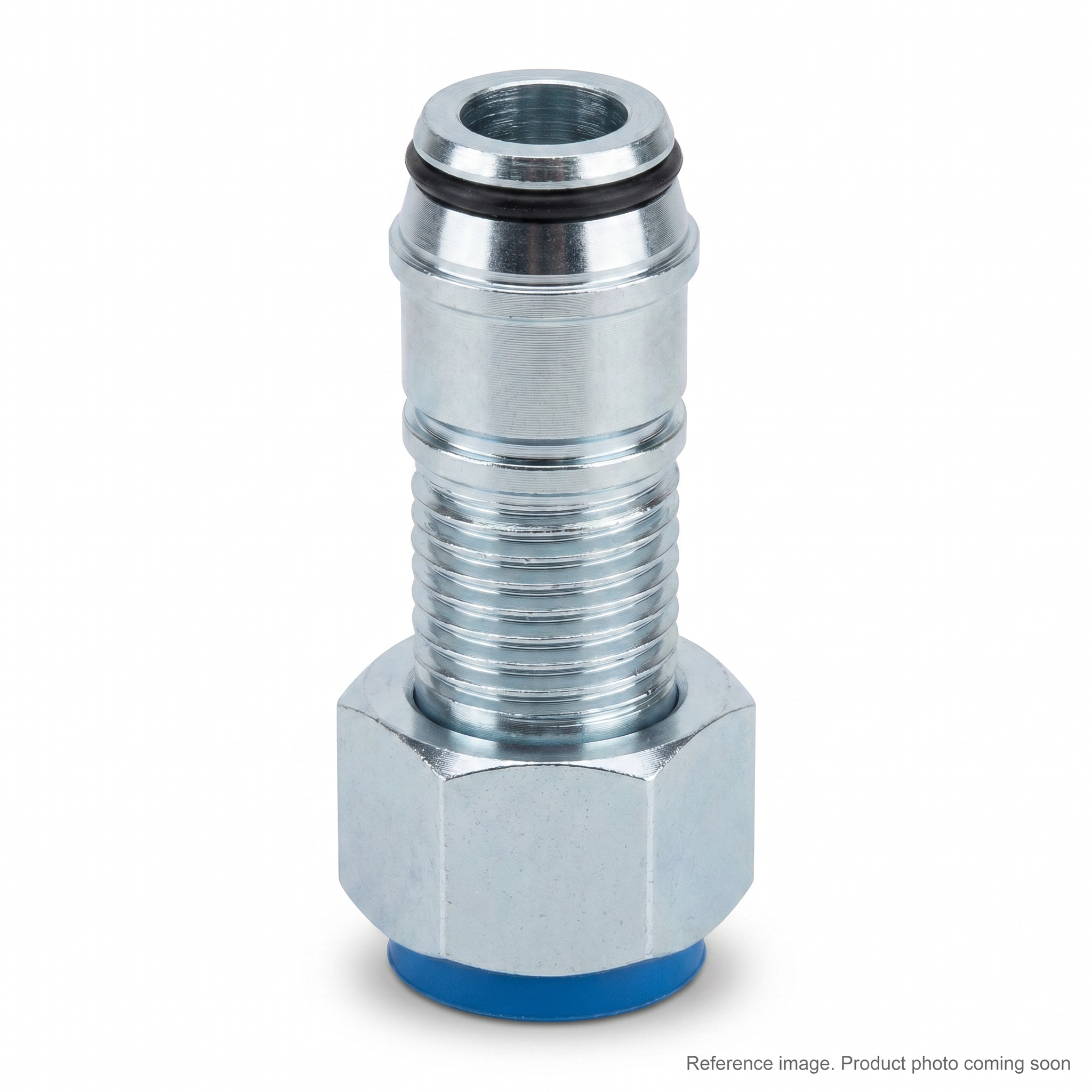 Aftermarket 20412-45-20RW M45x2 Metric Hydraulic Hose Fitting three-quarter angle product photo | stocked in BC, ships Canada-wide