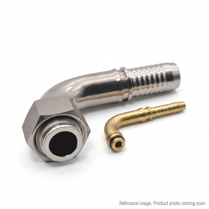 OEM-spec 20491-36-12RW 90 degree metric female 24 cone hose fitting M36x2