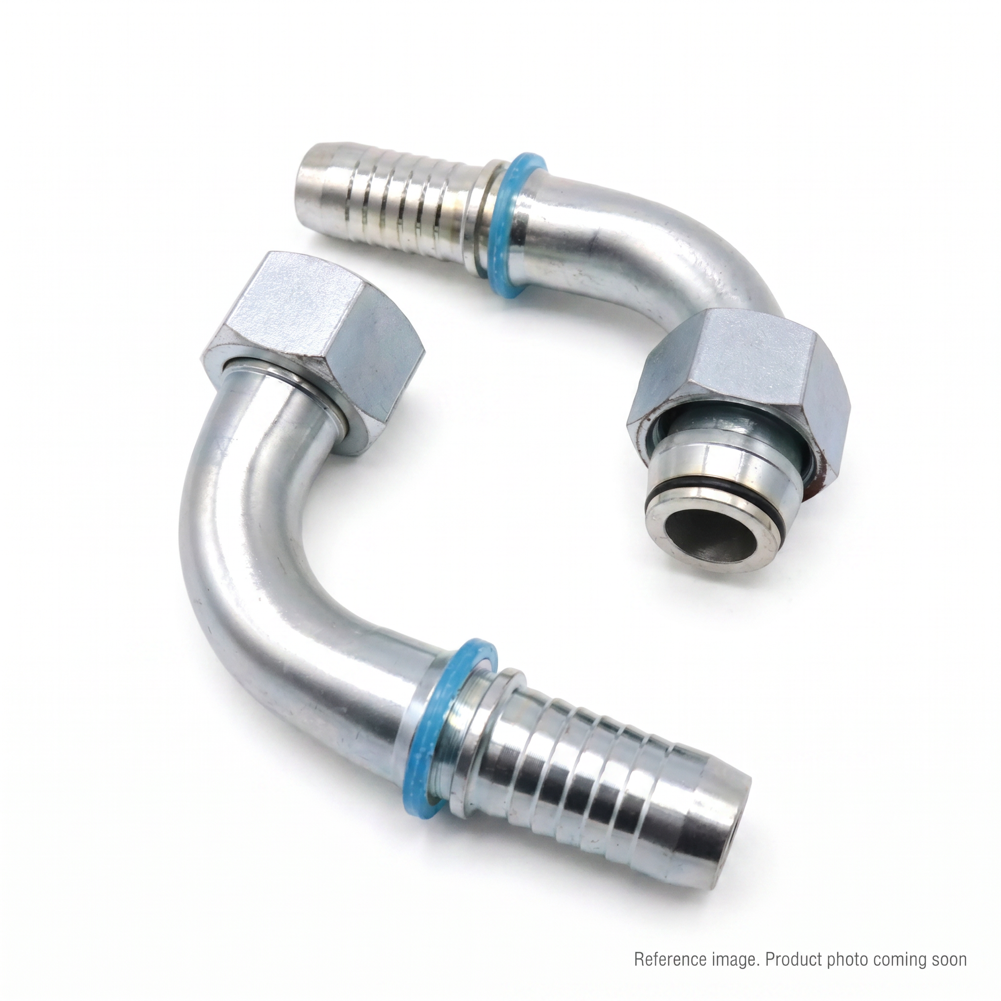 Aftermarket 20492-36-16RW 90 Degree Metric Female 24 Cone O-Ring Fitting alternate angle product photo | stocked in BC, ships Canada-wide