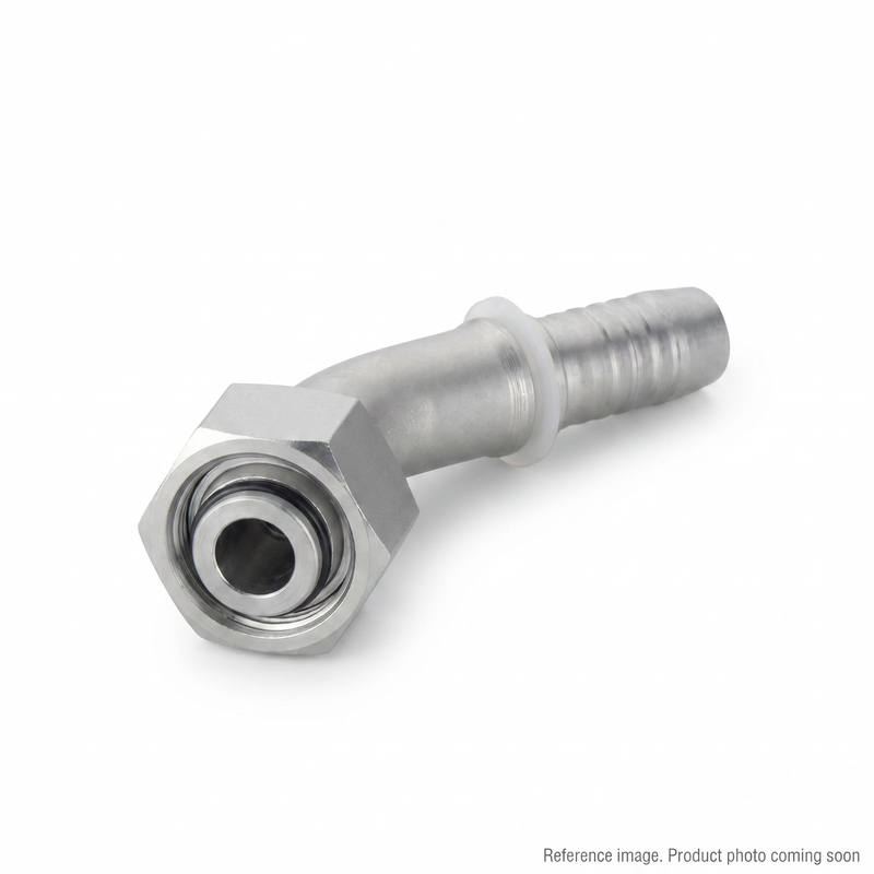 OEM-spec 20542-42-16RW 45 degree metric female 24 cone HT spiral hose fitting M42x2