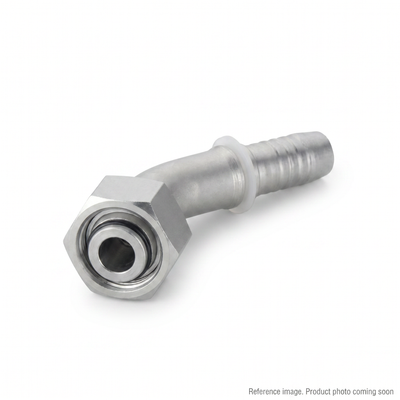 Aftermarket 20542-42-16RW 45 Degree Metric Female Cone Hose Fitting front product photo | stocked in BC, ships Canada-wide