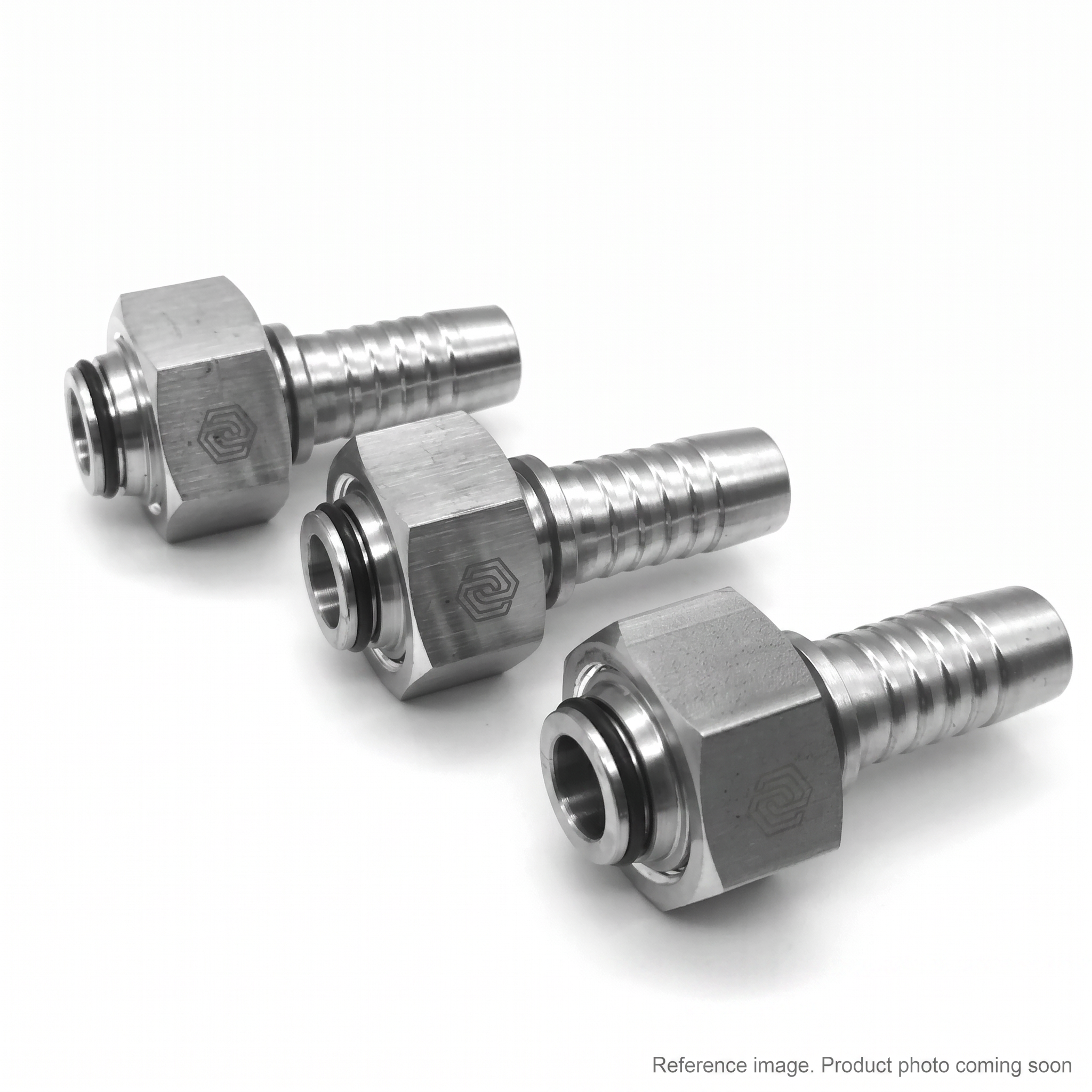 Aftermarket 20542-52-20RW Metric Female 24 Cone O-Ring Hose Fitting three-quarter angle product photo | stocked in BC, ships Canada-wide