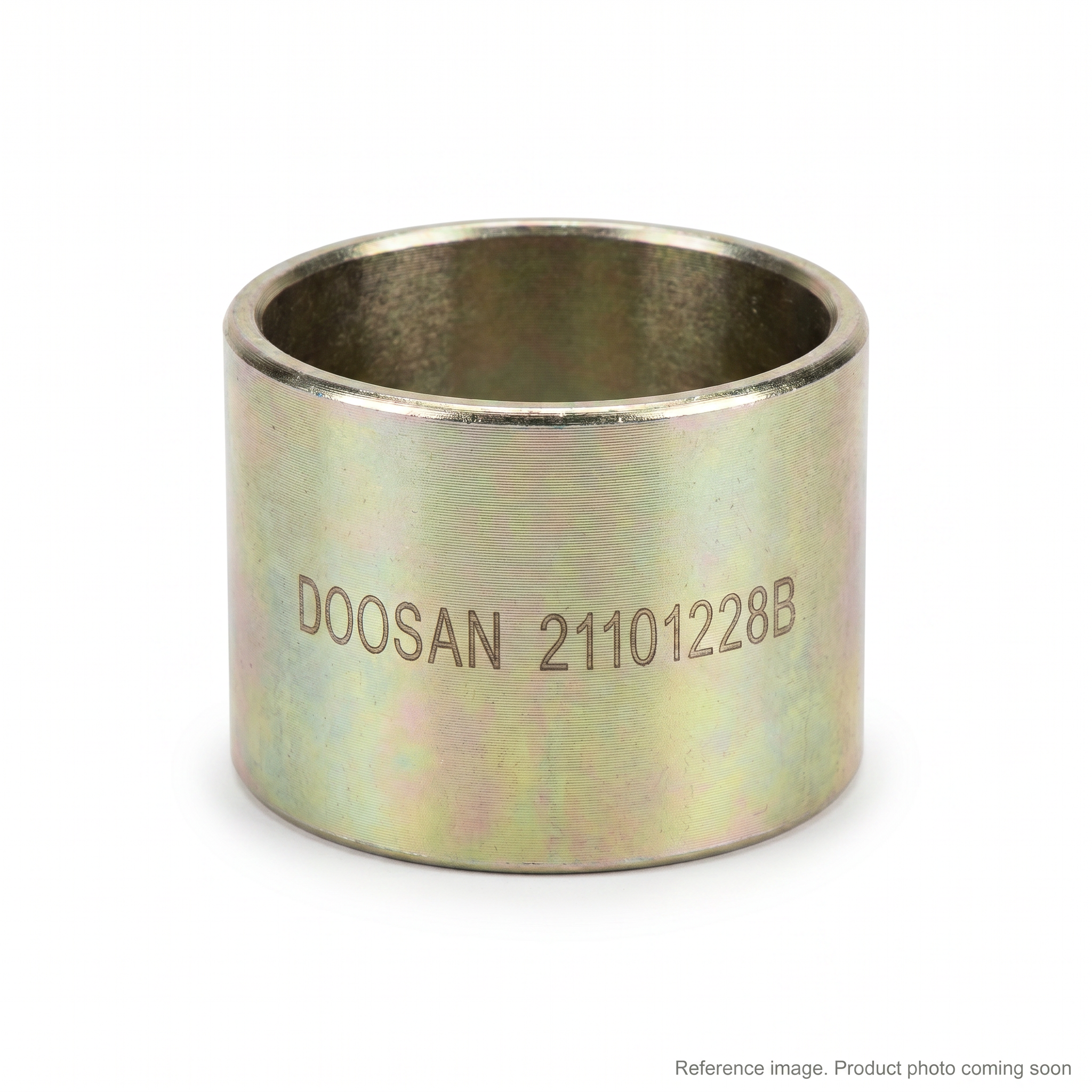 Doosan 21101228B Bushings three-quarter angle product photo | stocked in BC, ships Canada-wide