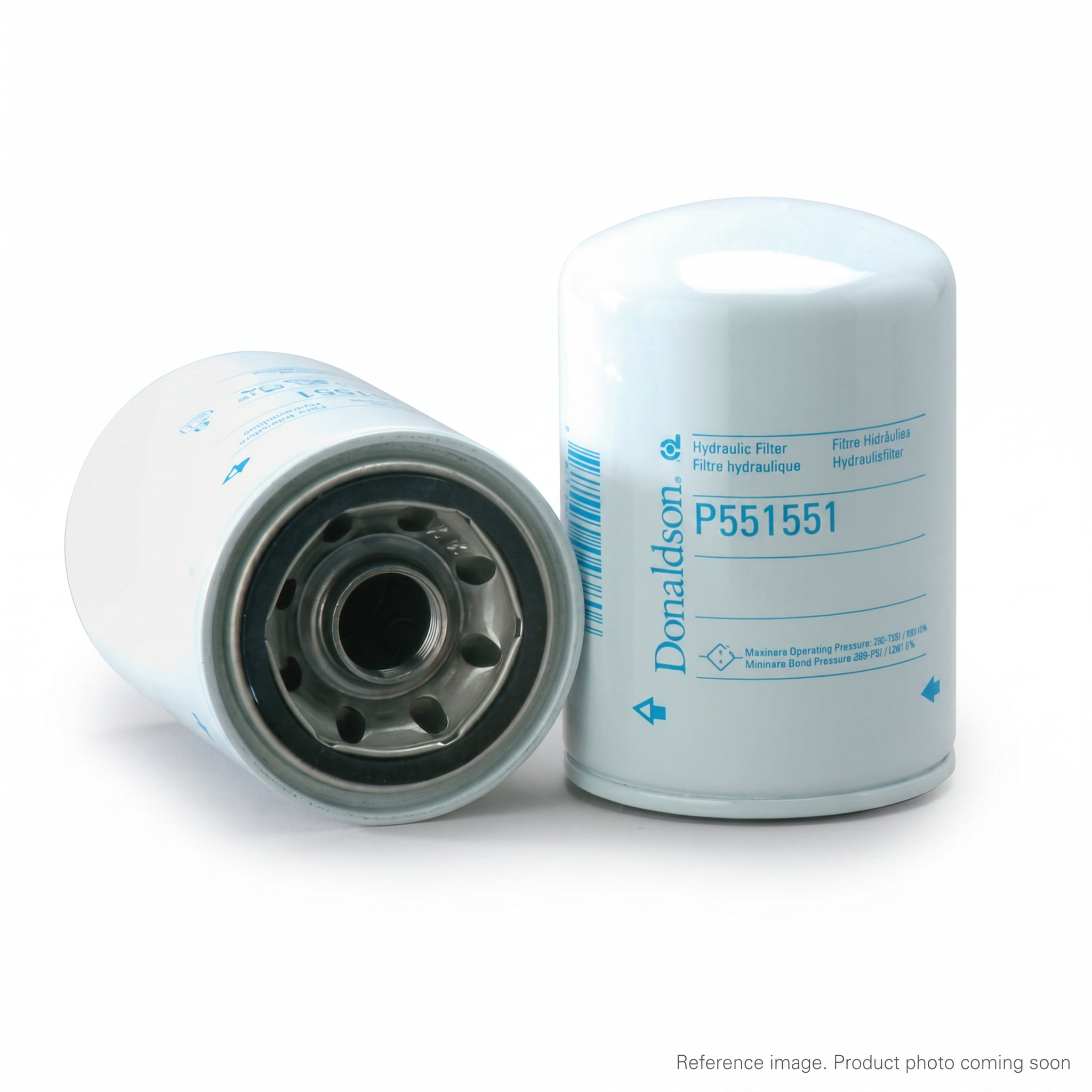 Skyjack 2185028B Hydraulic Filter three-quarter angle product photo | stocked in BC, ships Canada-wide