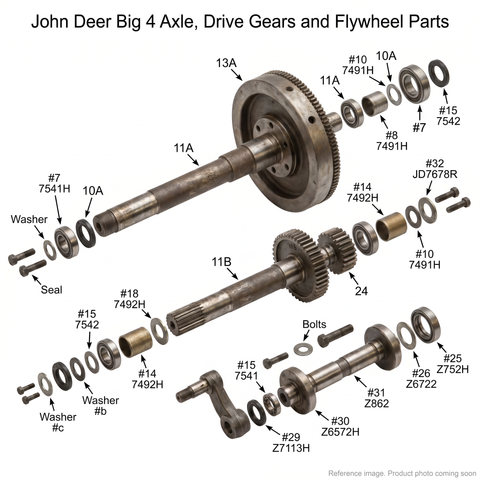OEM-spec 21E30004 Universal Joint Driveline John Deere 210L 310J 310K 310L backhoe loader