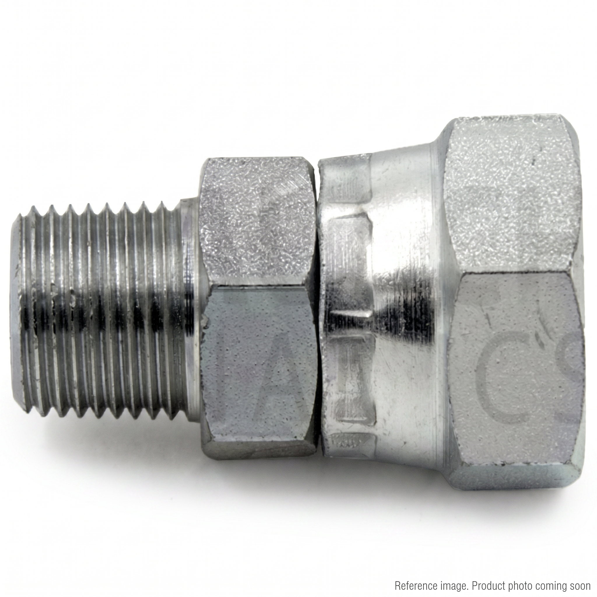 Letone 22112-12-12RW G3/4 BSPP Male Swivel Hose Adapter alternate angle product photo | stocked in BC, ships Canada-wide
