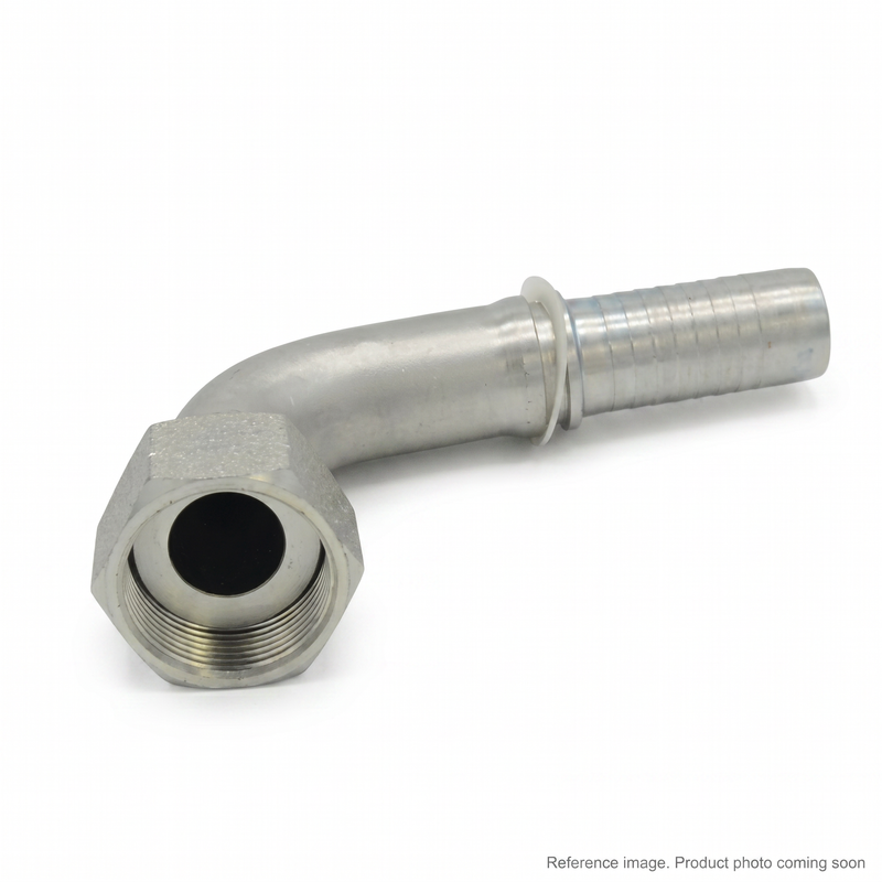 OEM-spec 24242-10-10RW 45 degree ORFS female swivel spiral hose fitting 1 inch 14 UNF