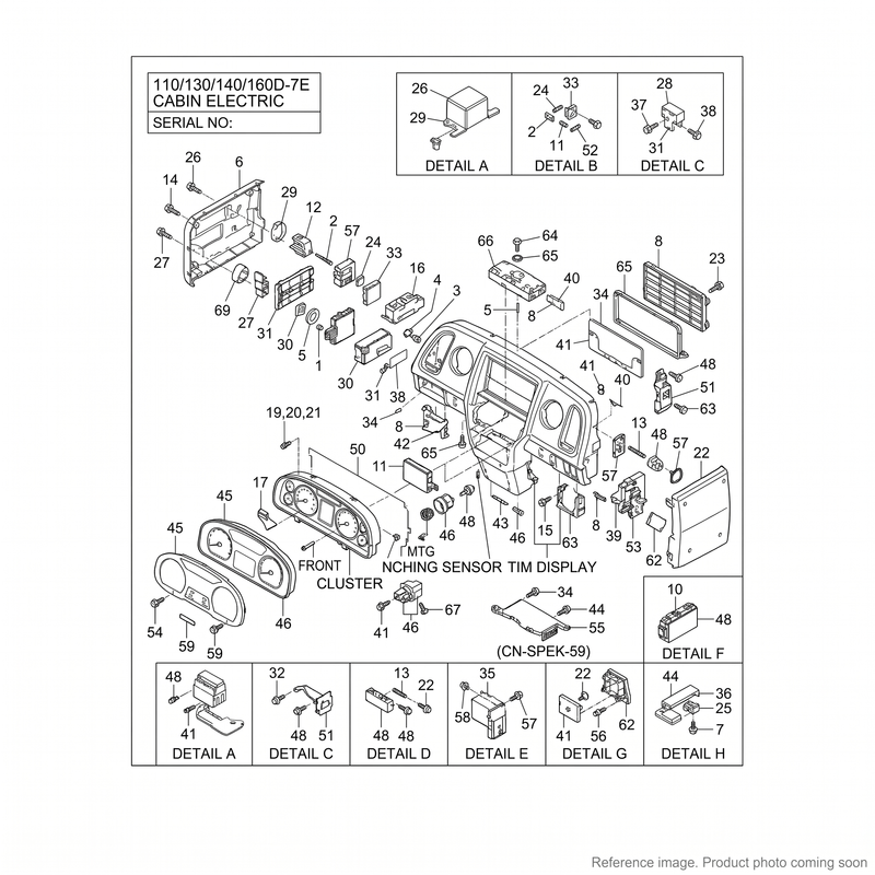 Hyundai 24L12000 Cab Wiper Arm for R210LC-7 R210LC-9 R290LC-7 Excavator