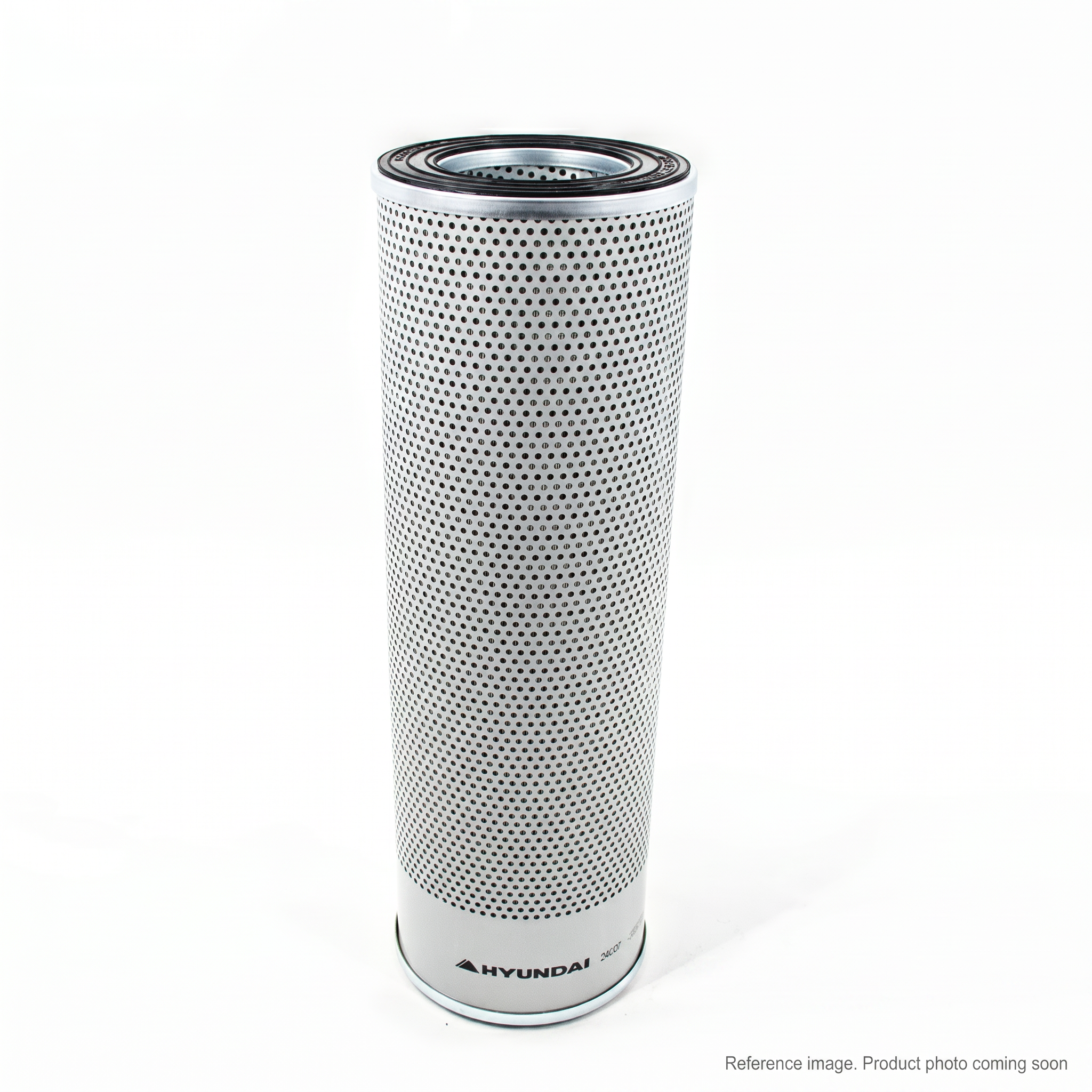 Hyundai 24L330320 Hydraulic Filter three-quarter angle product photo | stocked in BC, ships Canada-wide