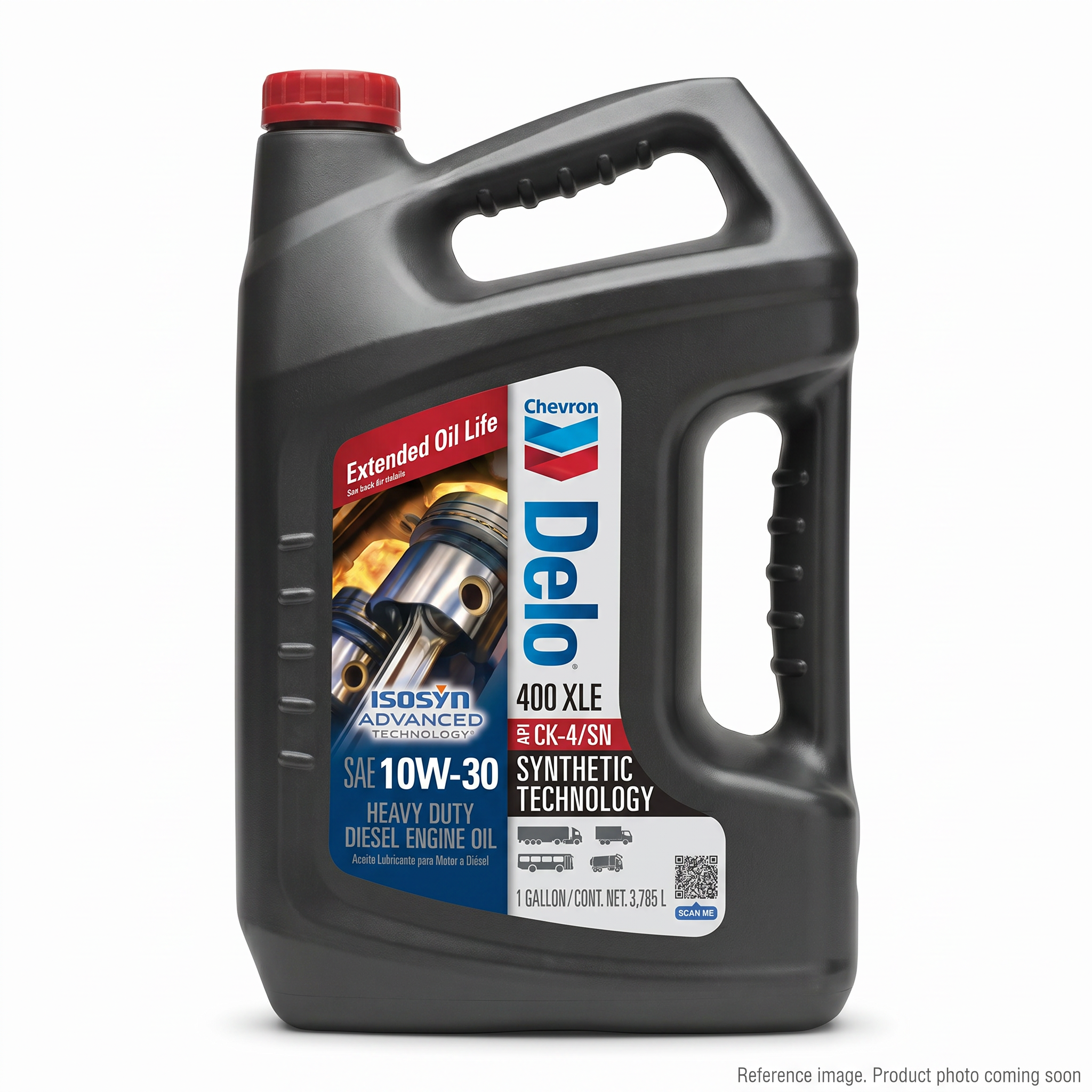 Chevron 257004-428 Engine Oils three-quarter angle product photo | stocked in BC, ships Canada-wide