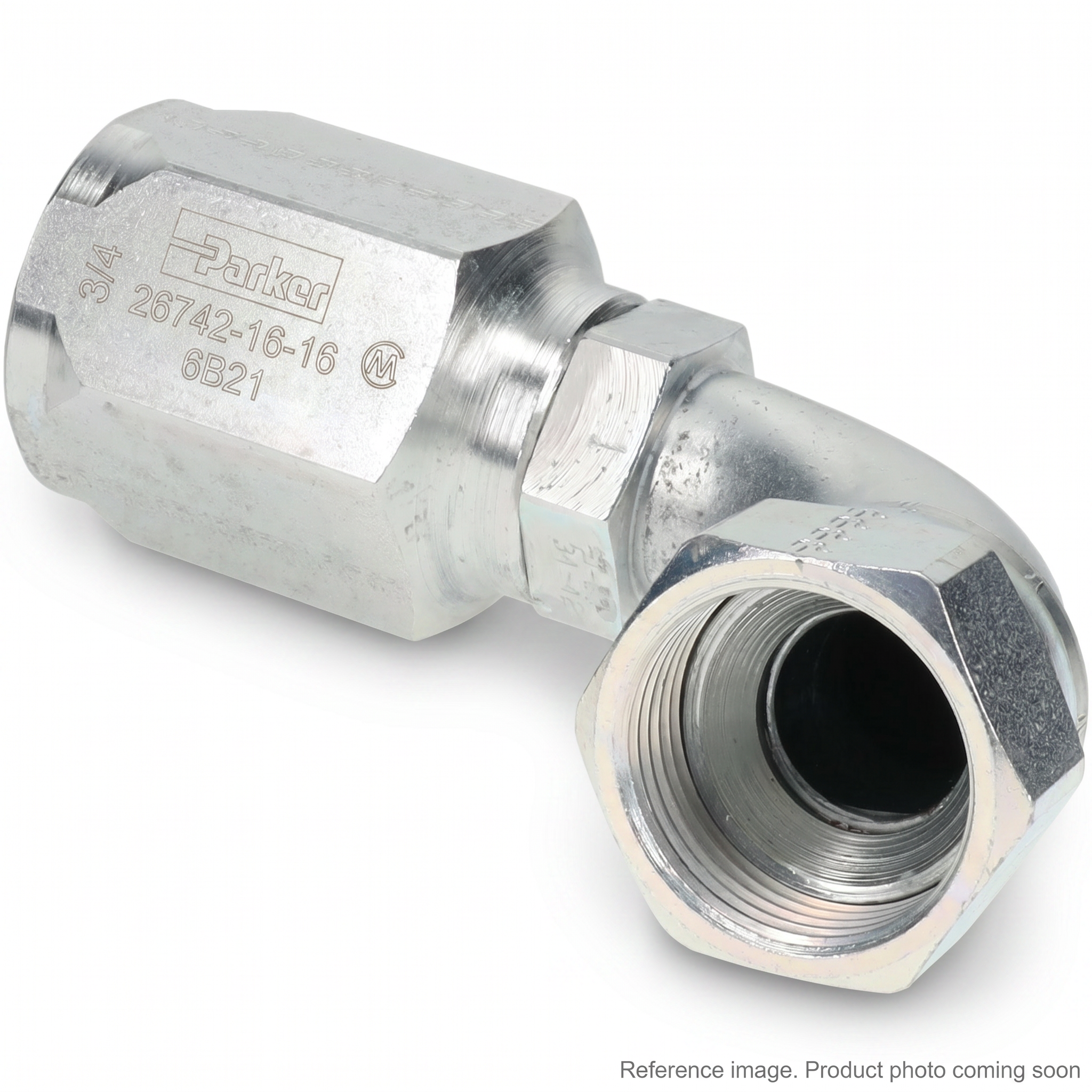 Parker 26742-16-16RW Hydraulic Hose Fittings alternate angle product photo | stocked in BC, ships Canada-wide