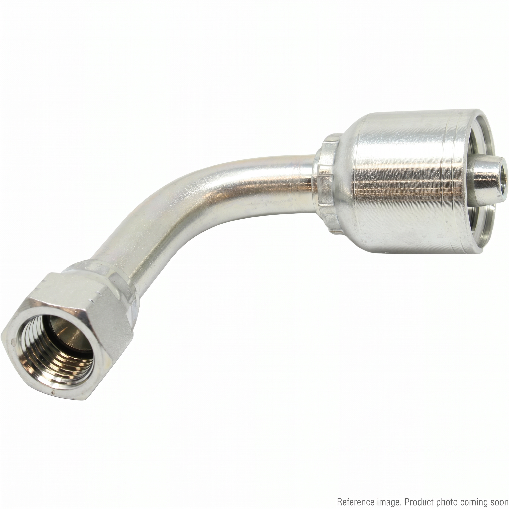 Aftermarket 26792-20-20RW 90 Degree JIC Hose Fitting three-quarter angle product photo | stocked in BC, ships Canada-wide