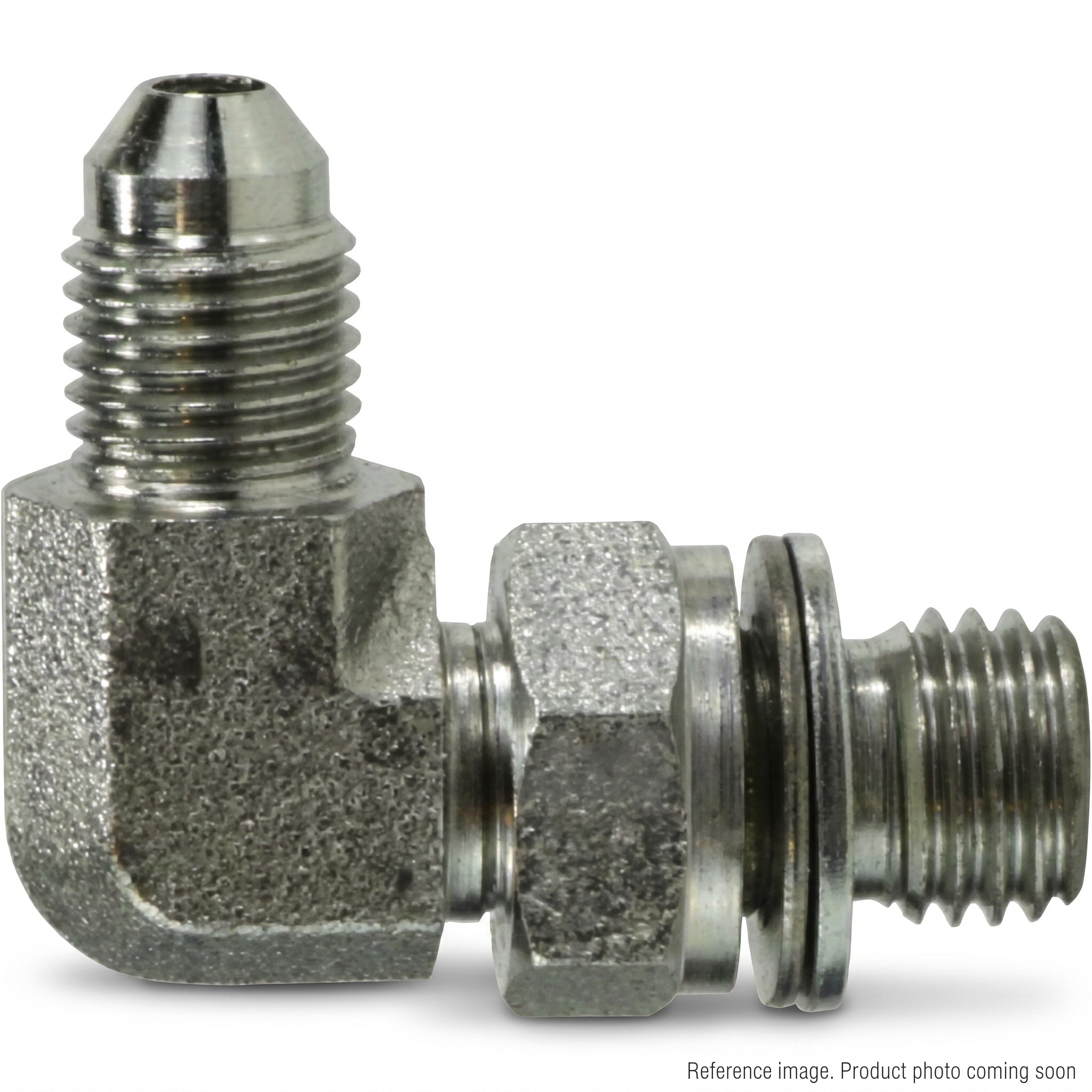 Adaptall 3030-08-08 Hydraulic Adapters three-quarter angle product photo | stocked in BC, ships Canada-wide