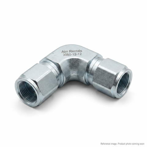 OEM-spec 3050-12-12 male ORFS x female ORFS swivel straight adapter Dash-12 | AIM Rentals BC