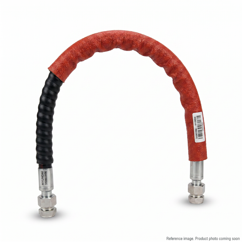 Hyundai 310903956 Hydraulic Steel Pipe Assembly front product photo | stocked in BC, ships Canada-wide