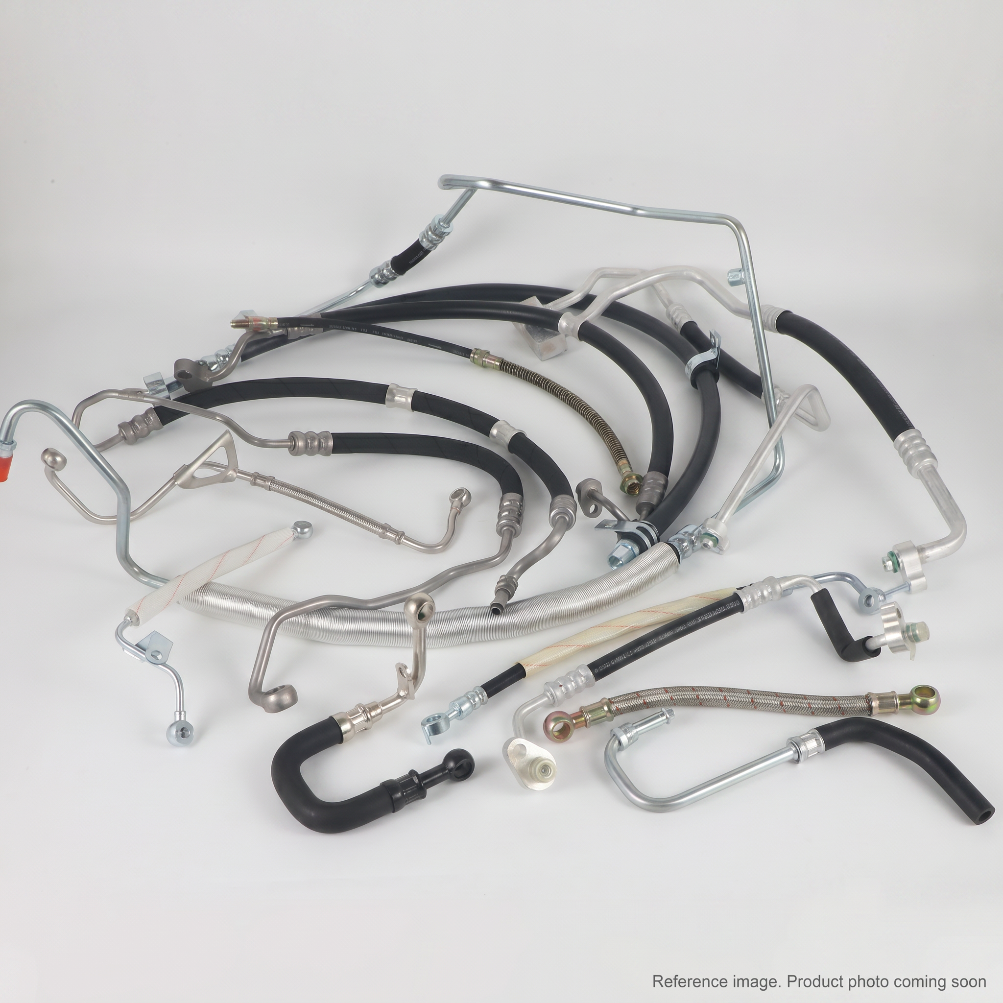 Hyundai 312003350 Hydraulic Steel Pipe Assembly front product photo | stocked in BC, ships Canada-wide