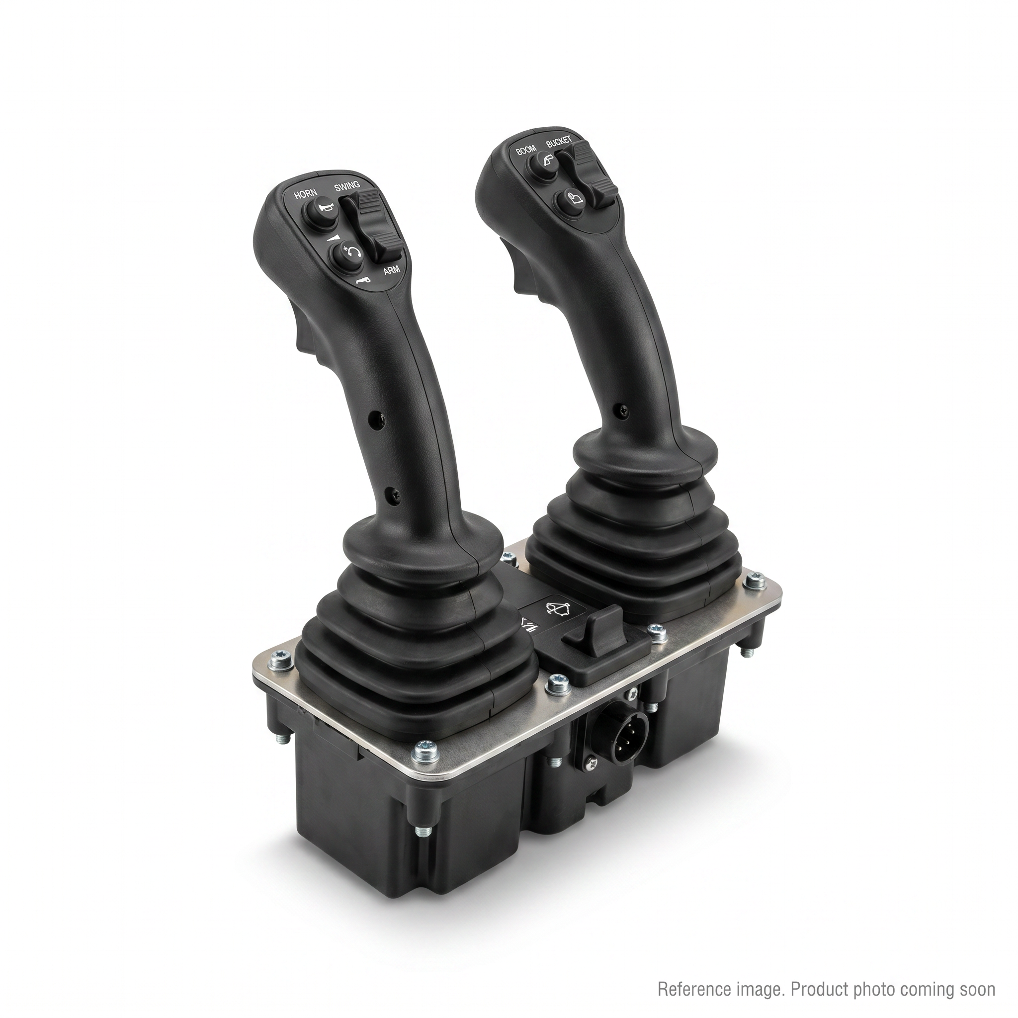 Hyundai HCE 31L11002 Cab Control Levers alternate angle product photo | stocked in BC, ships Canada-wide