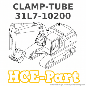 Hyundai 31L710200 Tube Clamp fits Hyundai HX300 L