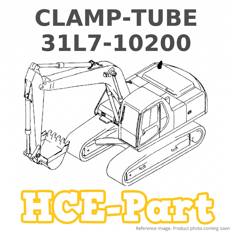 Hyundai 31L710200 Clamp-Tube | HX300L HL740-9 R380LC-9MH | stocked in BC, ships Canada-wide