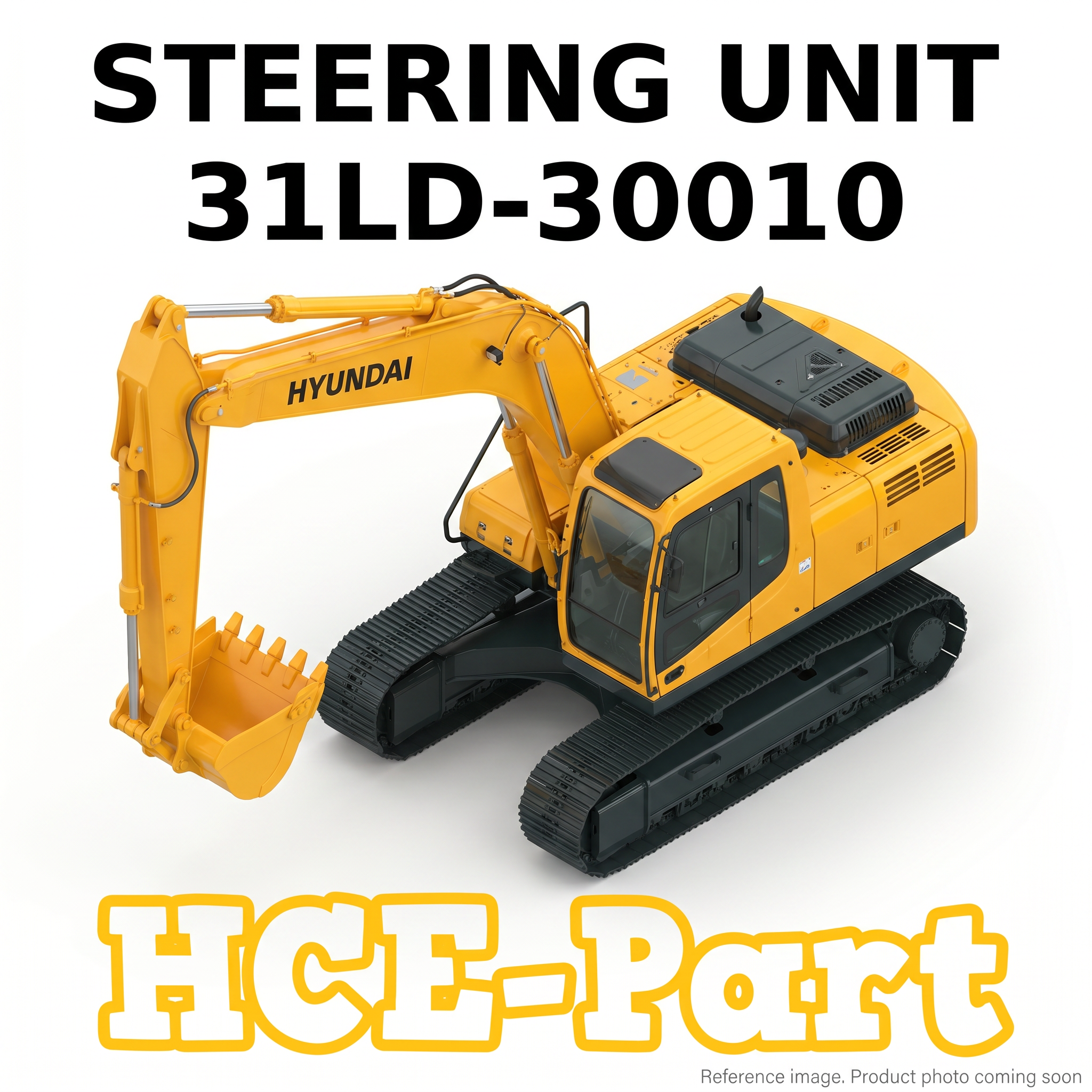 Hyundai 31LF30010 Steering Unit alternate angle product photo | stocked in BC, ships Canada-wide