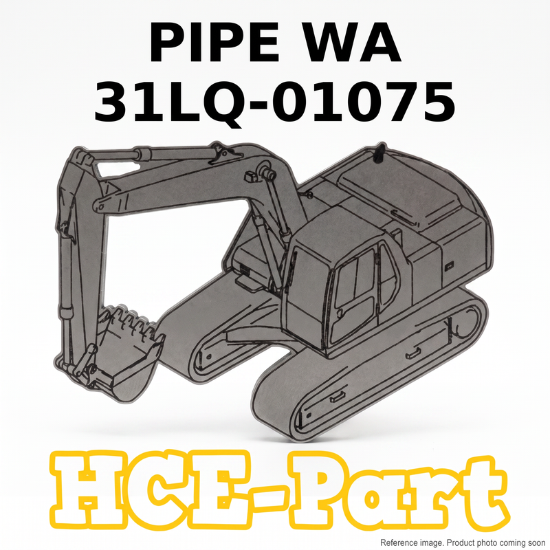 Genuine Hyundai 31LQ90043 OEM hydraulic pipe for R180W-9S wheel excavator stocked in Prince George BC