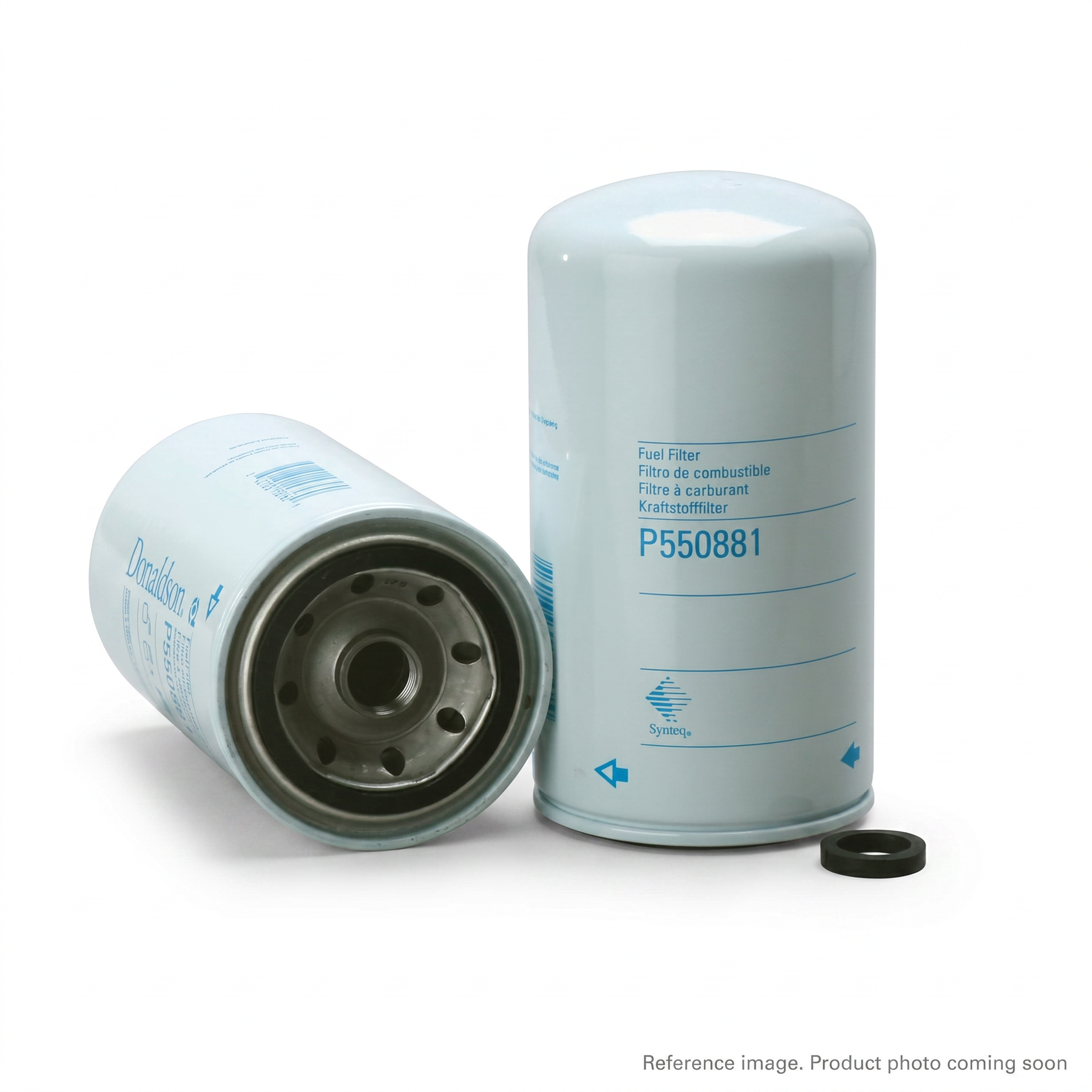 Donaldson 31N550410 Fuel Filter three-quarter angle product photo | stocked in BC, ships Canada-wide