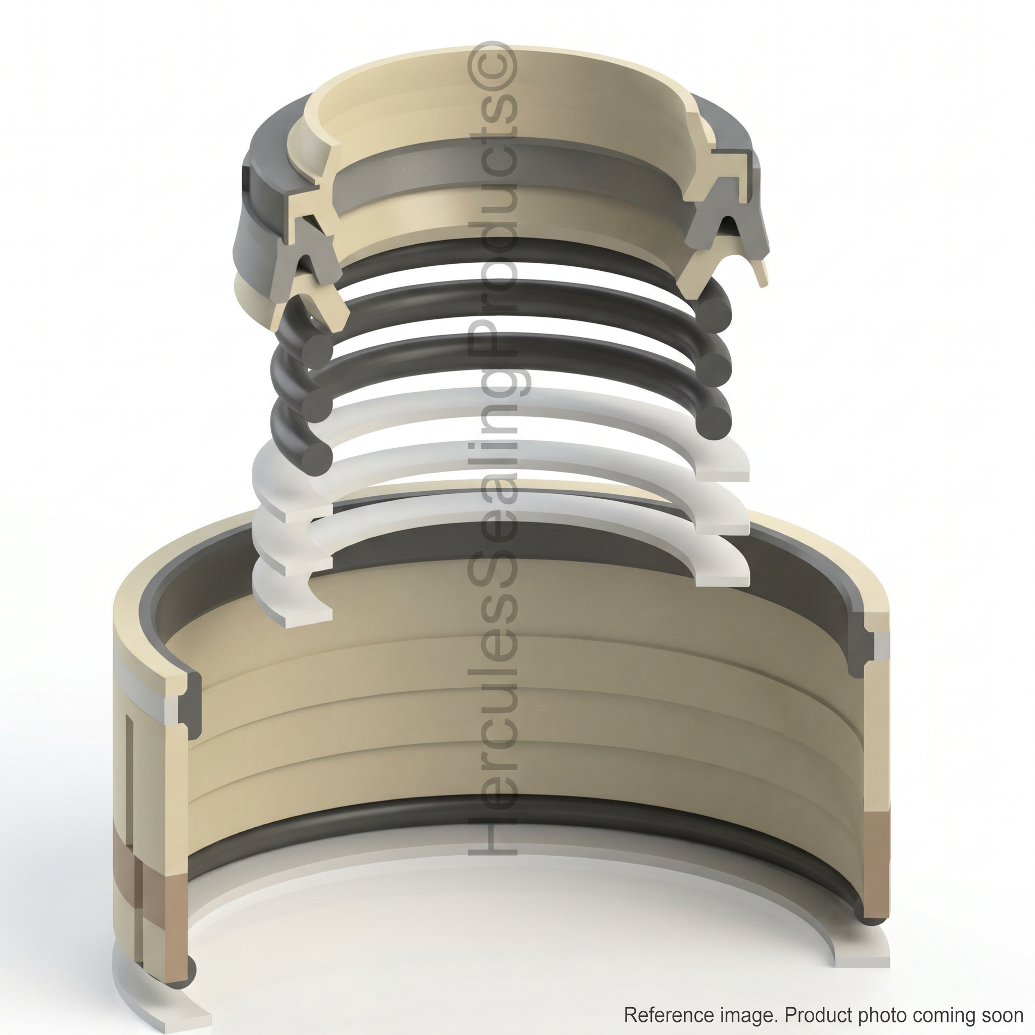 Hyundai 31Y101650 Hydraulic Seals alternate angle product photo | stocked in BC, ships Canada-wide