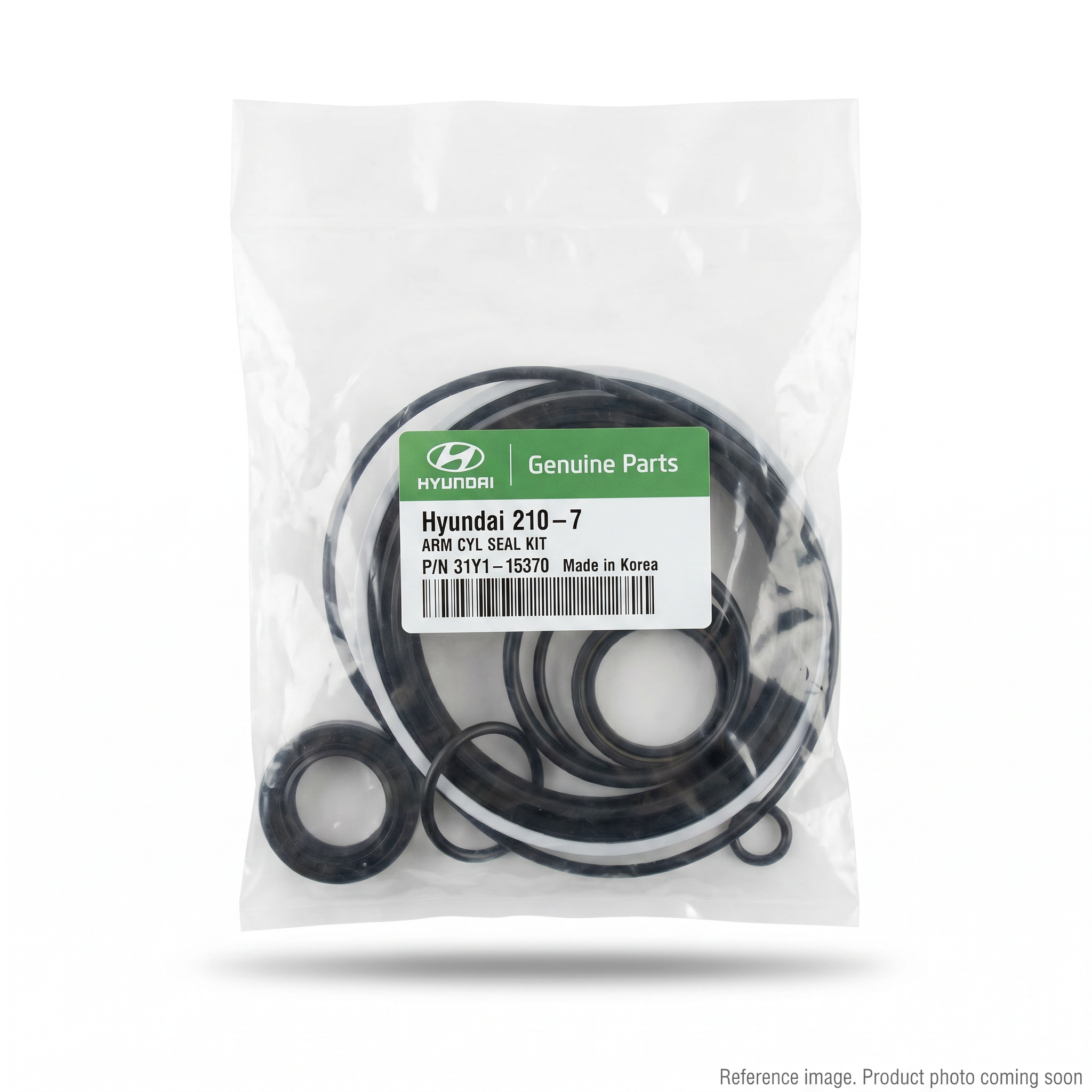 Hyundai HCE 31Y109860 Hydraulic Seals three-quarter angle product photo | stocked in BC, ships Canada-wide