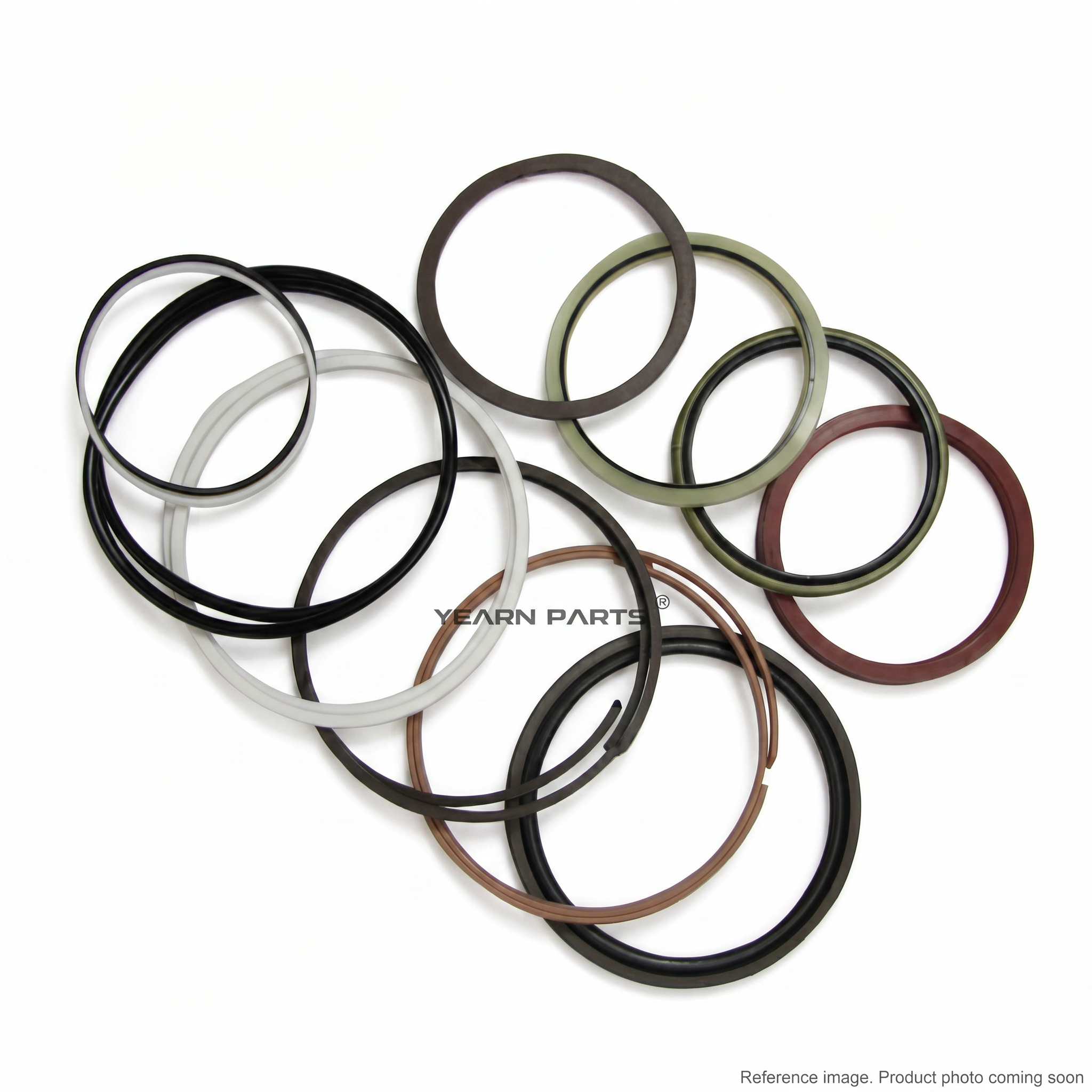 Hyundai 31Y120910 Boom Cylinder Seal Kit alternate angle product photo | stocked in BC, ships Canada-wide