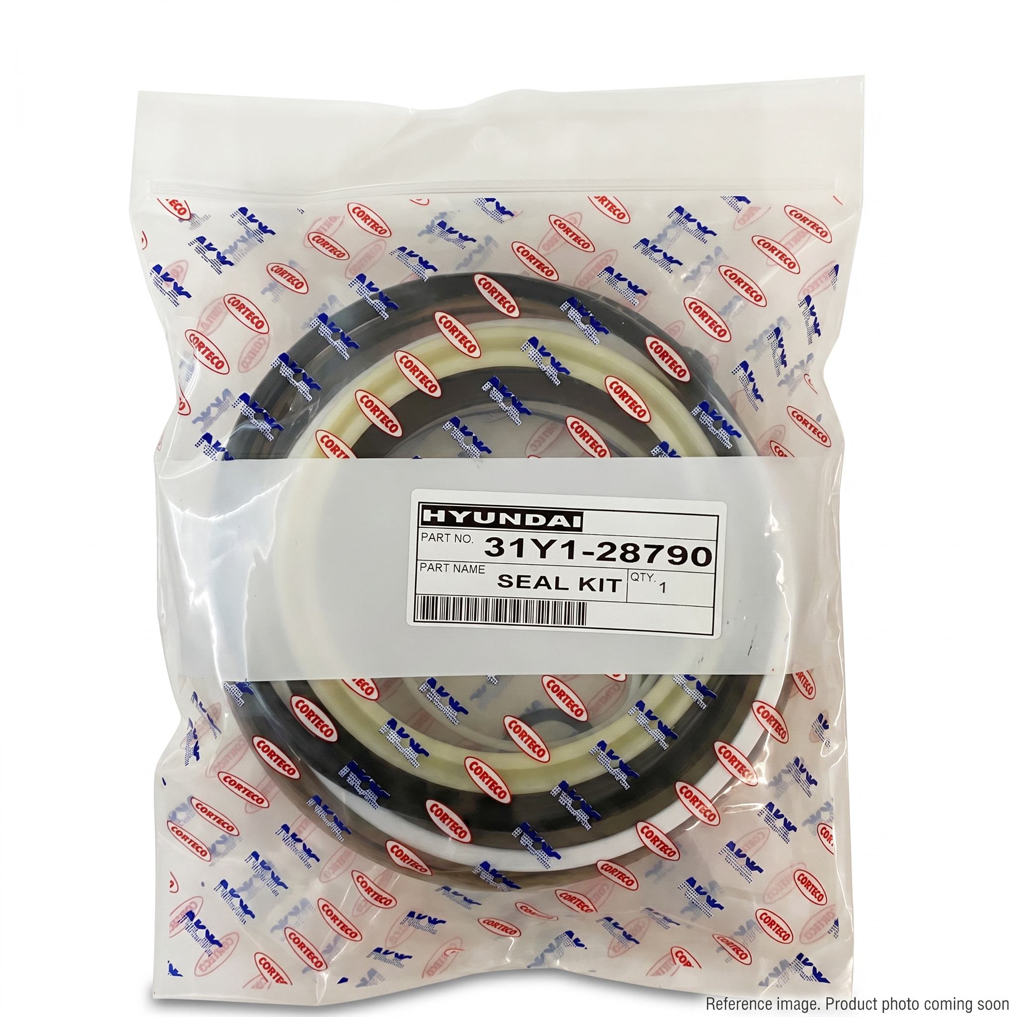 Hyundai 31Y120920 Hydraulic Seals alternate angle product photo | stocked in BC, ships Canada-wide