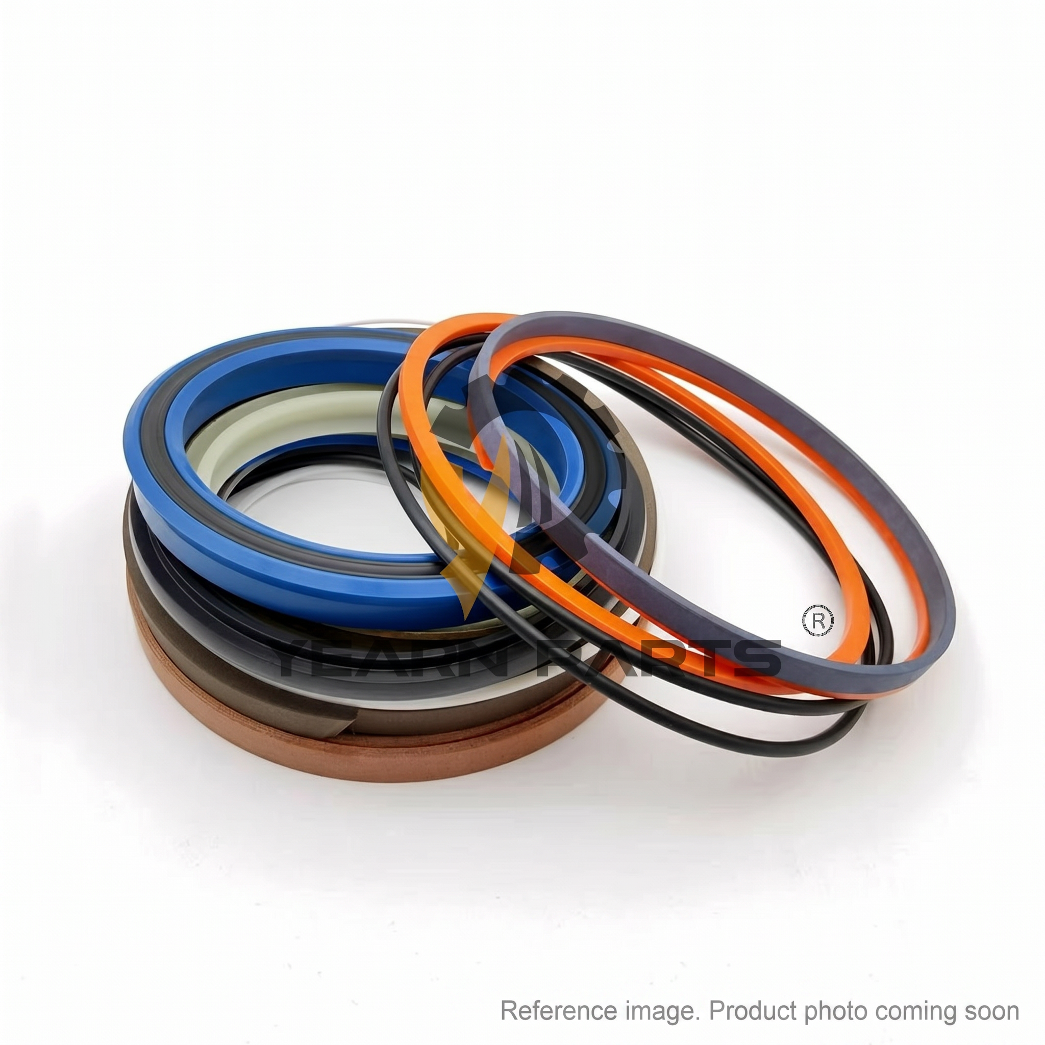 Hyundai 31Y134790 Hydraulic Cylinder Seal Kits three-quarter angle product photo | stocked in BC, ships Canada-wide