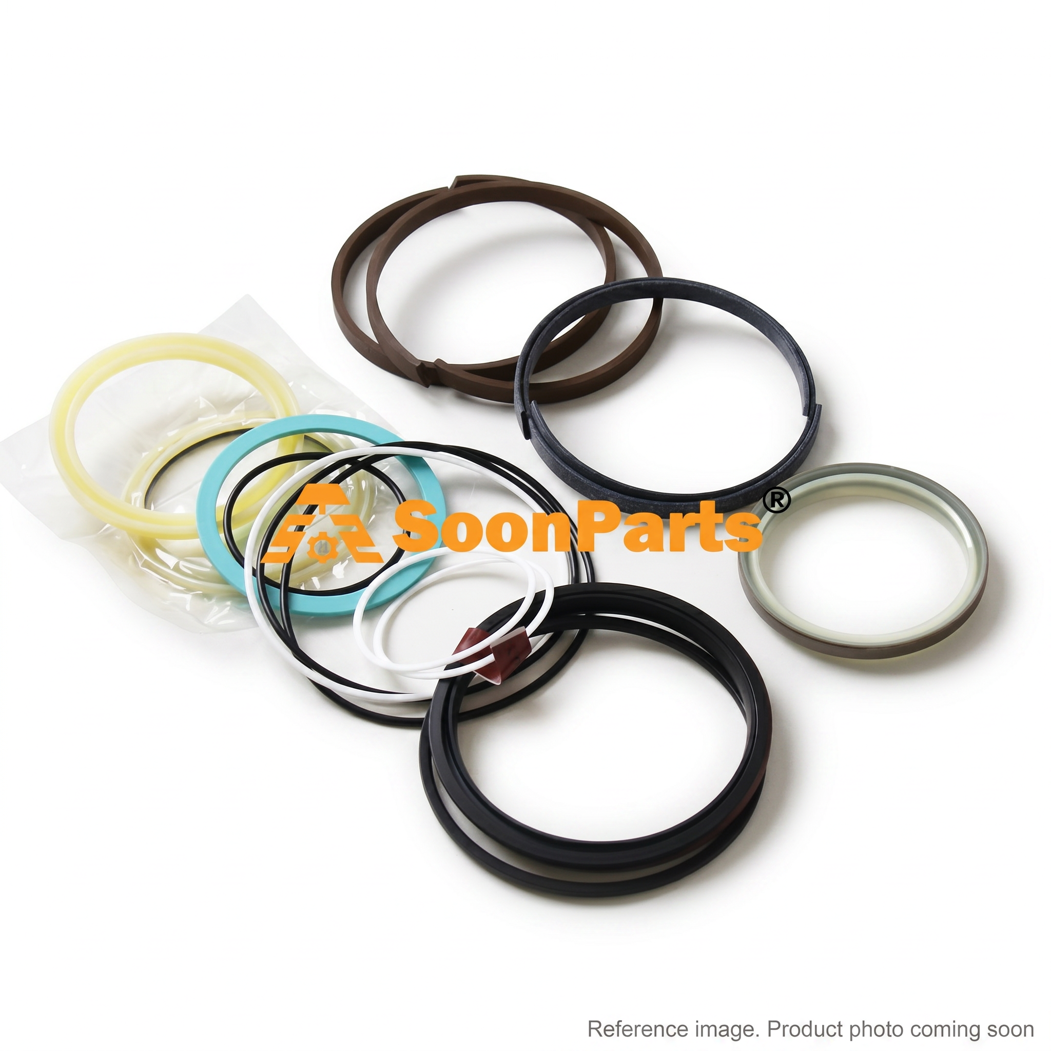 Hyundai 31Y134790 Hydraulic Cylinder Seal Kits alternate angle product photo | stocked in BC, ships Canada-wide