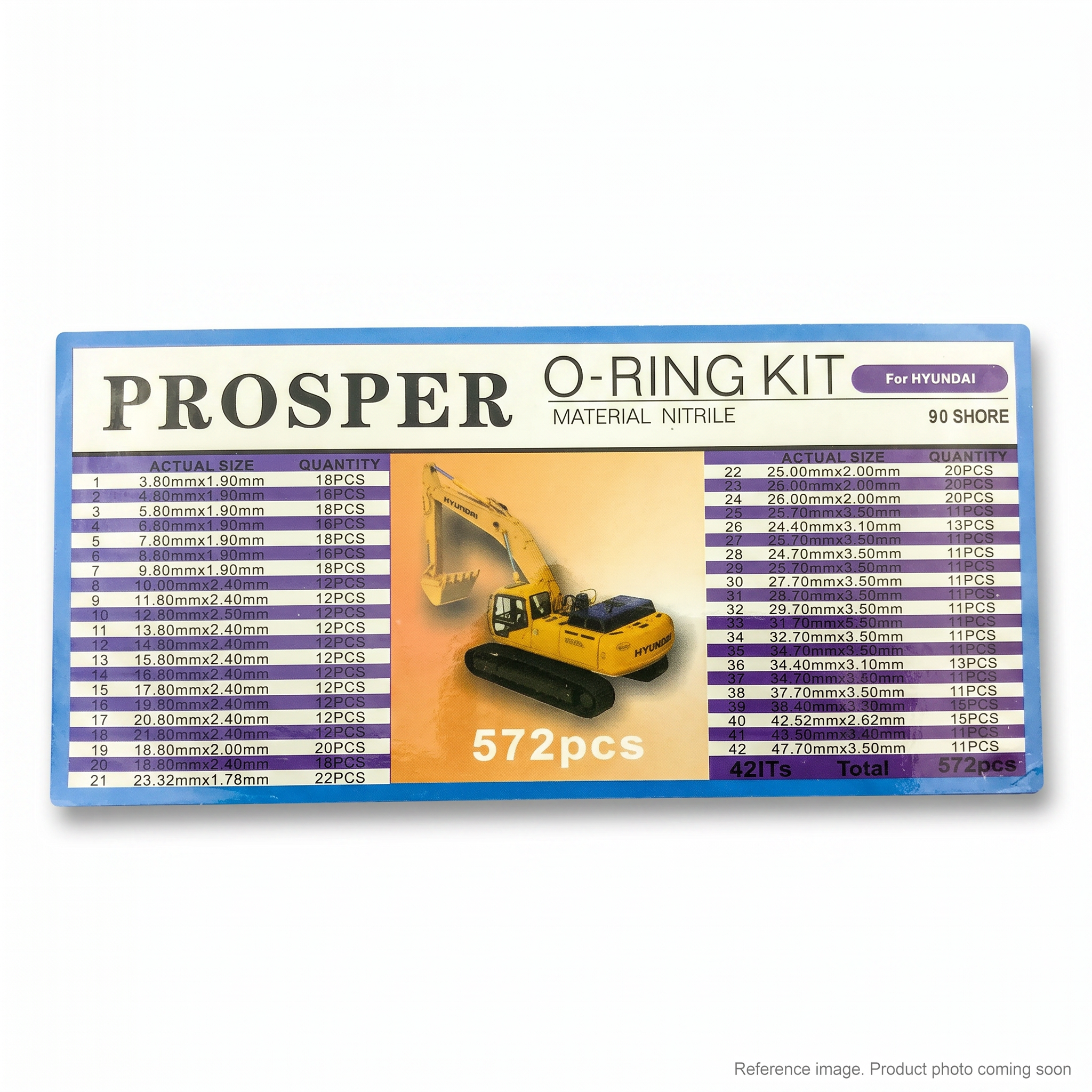 XCMG 382300149 O-Ring alternate angle product photo | stocked in BC, ships Canada-wide