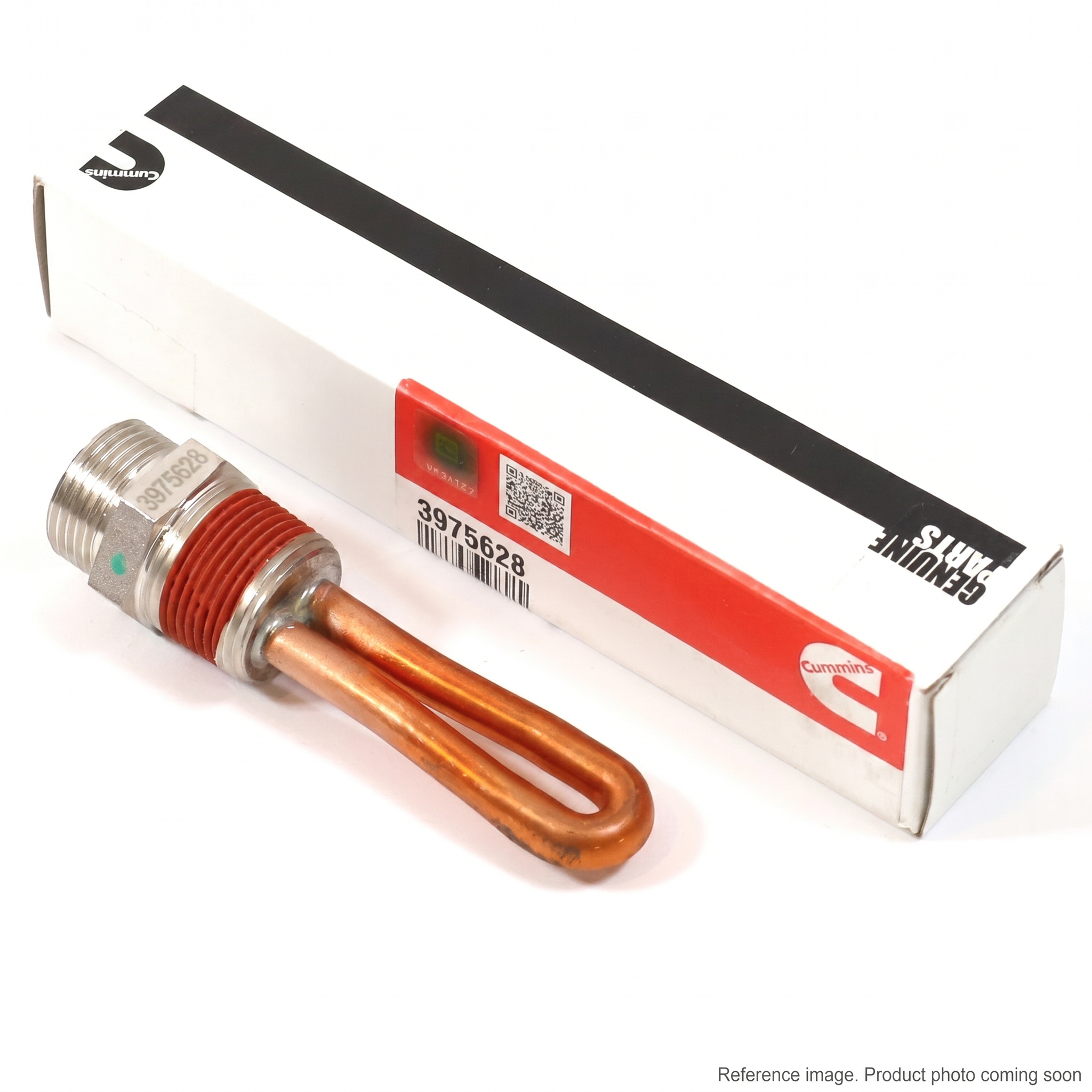 Cummins 3975628 Engine Block Heater Element alternate angle product photo | stocked in BC, ships Canada-wide